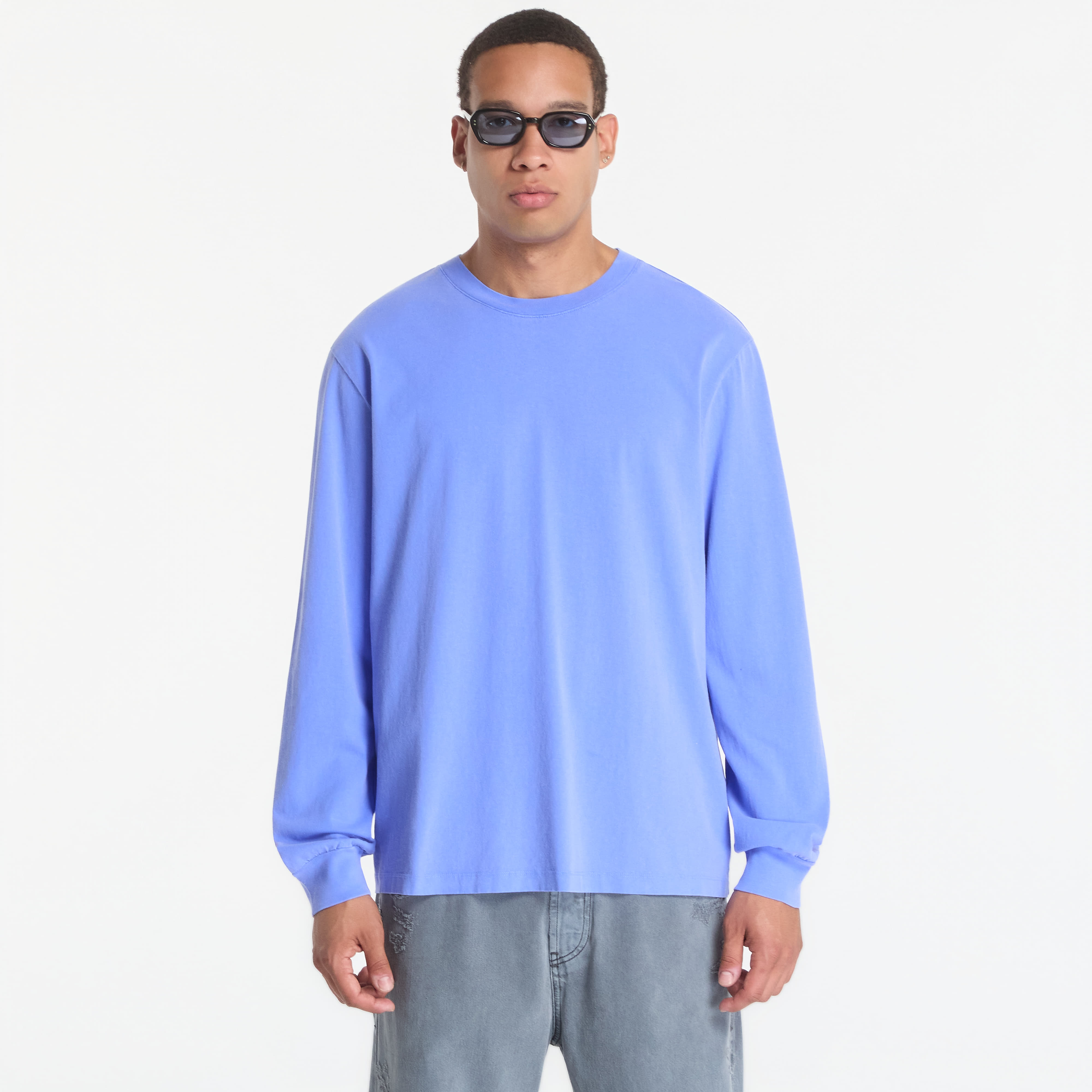 Tricou A.P.C. Long Sleeve T-Shirt Winter 26 UNISEX Blueberry XL