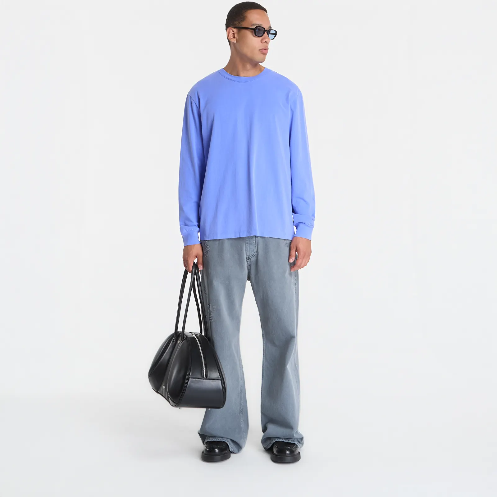 T-Shirts A.P.C. Long Sleeve T-Shirt Winter 26 UNISEX Blueberry