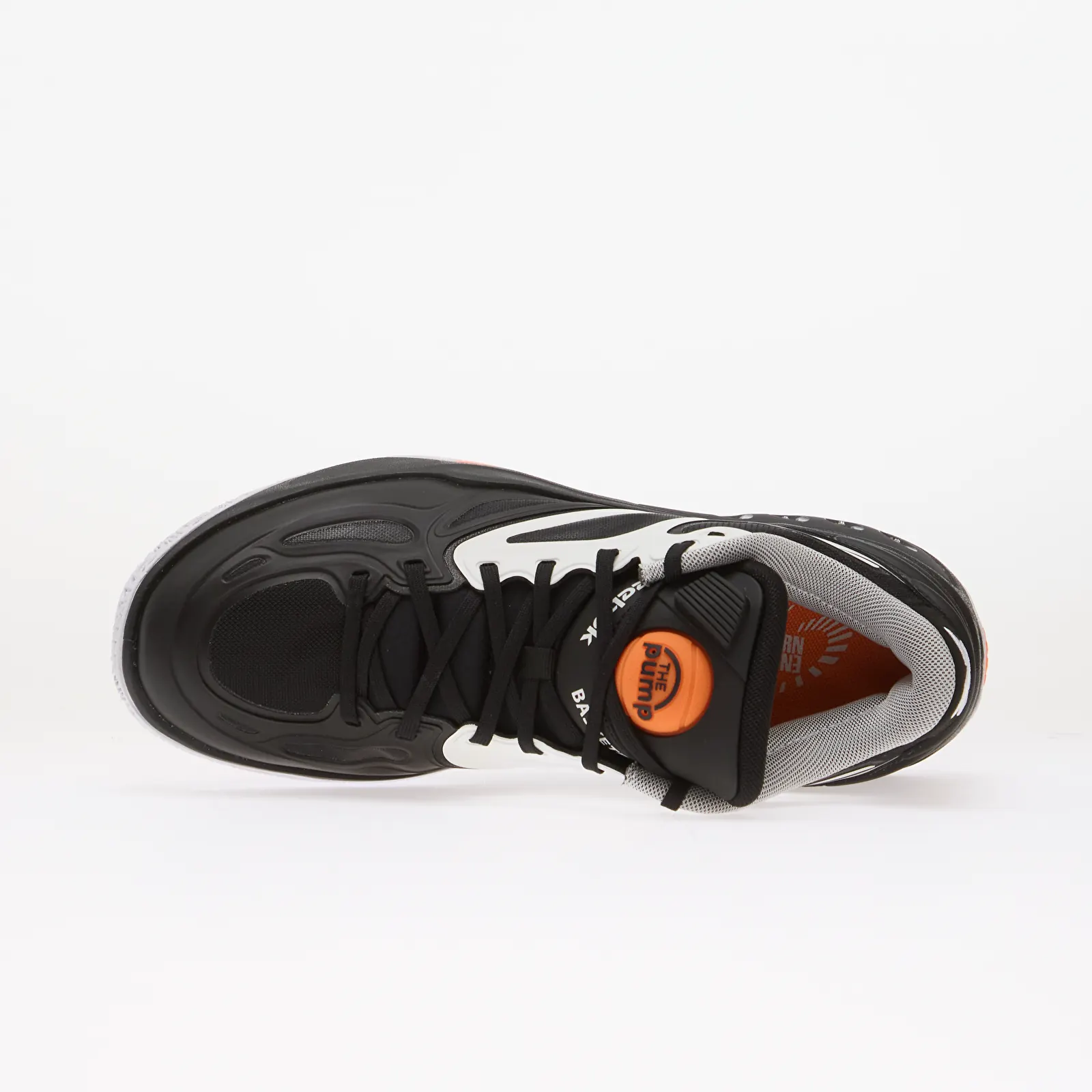 Sneakerși pentru bărbați Reebok Engine A Pump White/ Black/ Orange