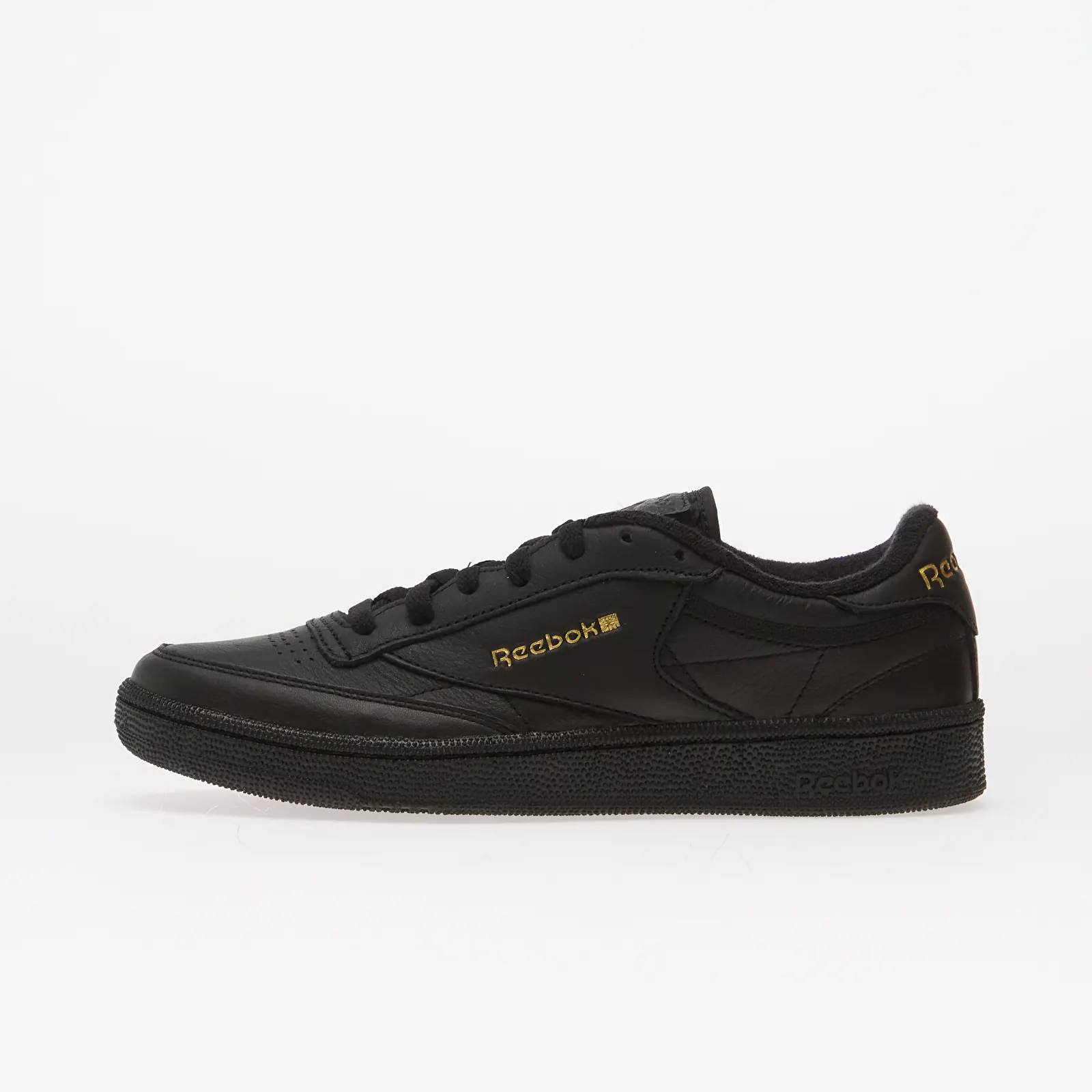 Sneakerși pentru bărbați Reebok Club C 85 Black/ Almostblack/ Gold