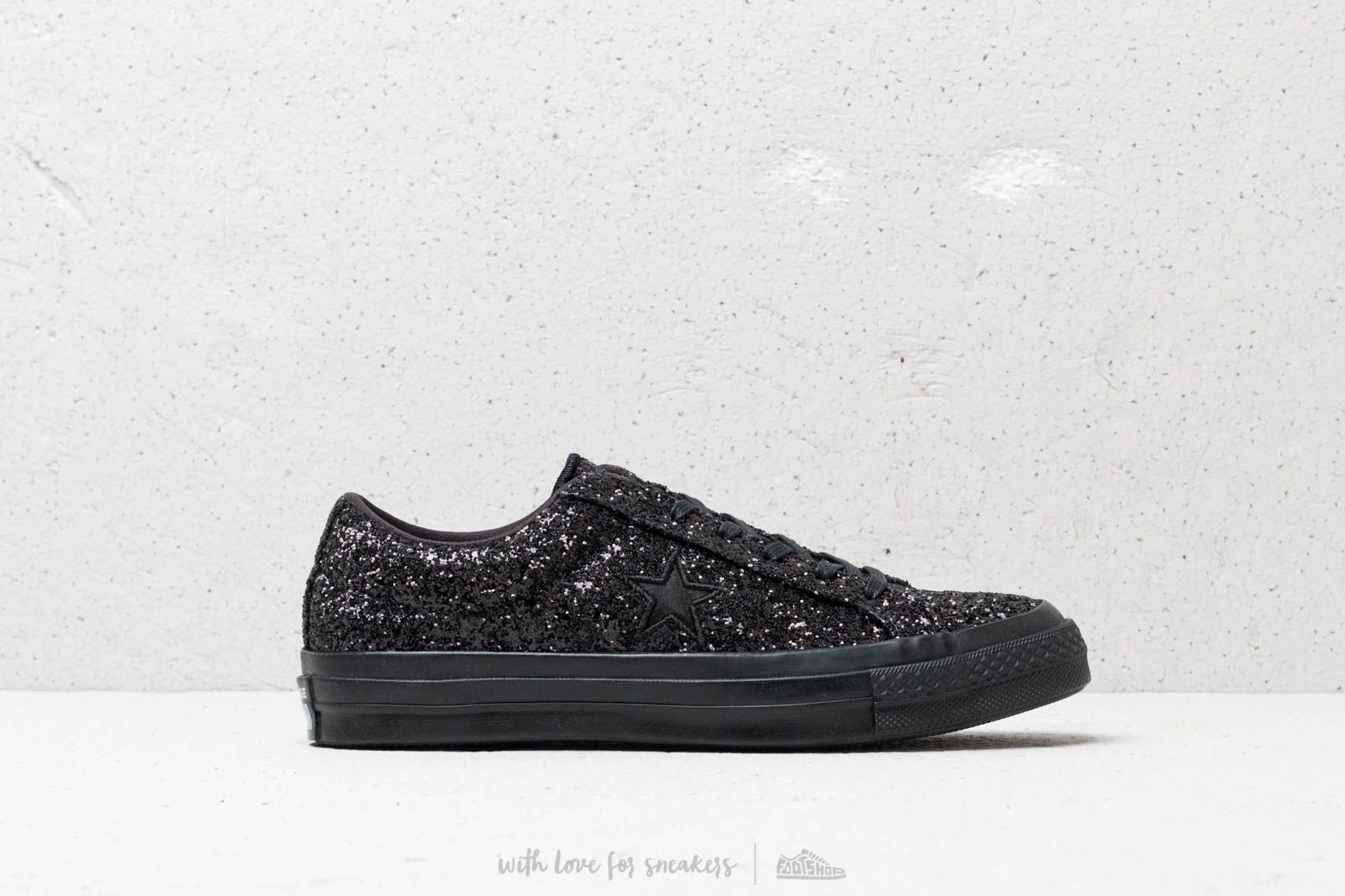 Sapatos de homem Converse One Star Ox Black/ Black/ Black