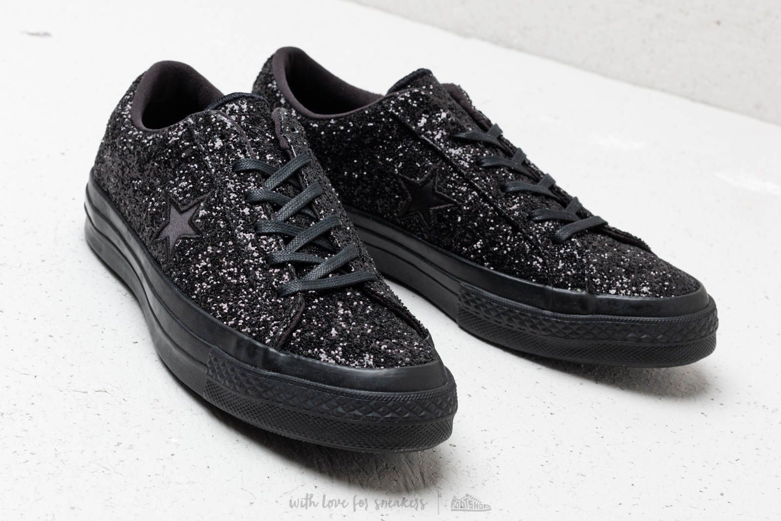 Sapatos de homem Converse One Star Ox Black/ Black/ Black