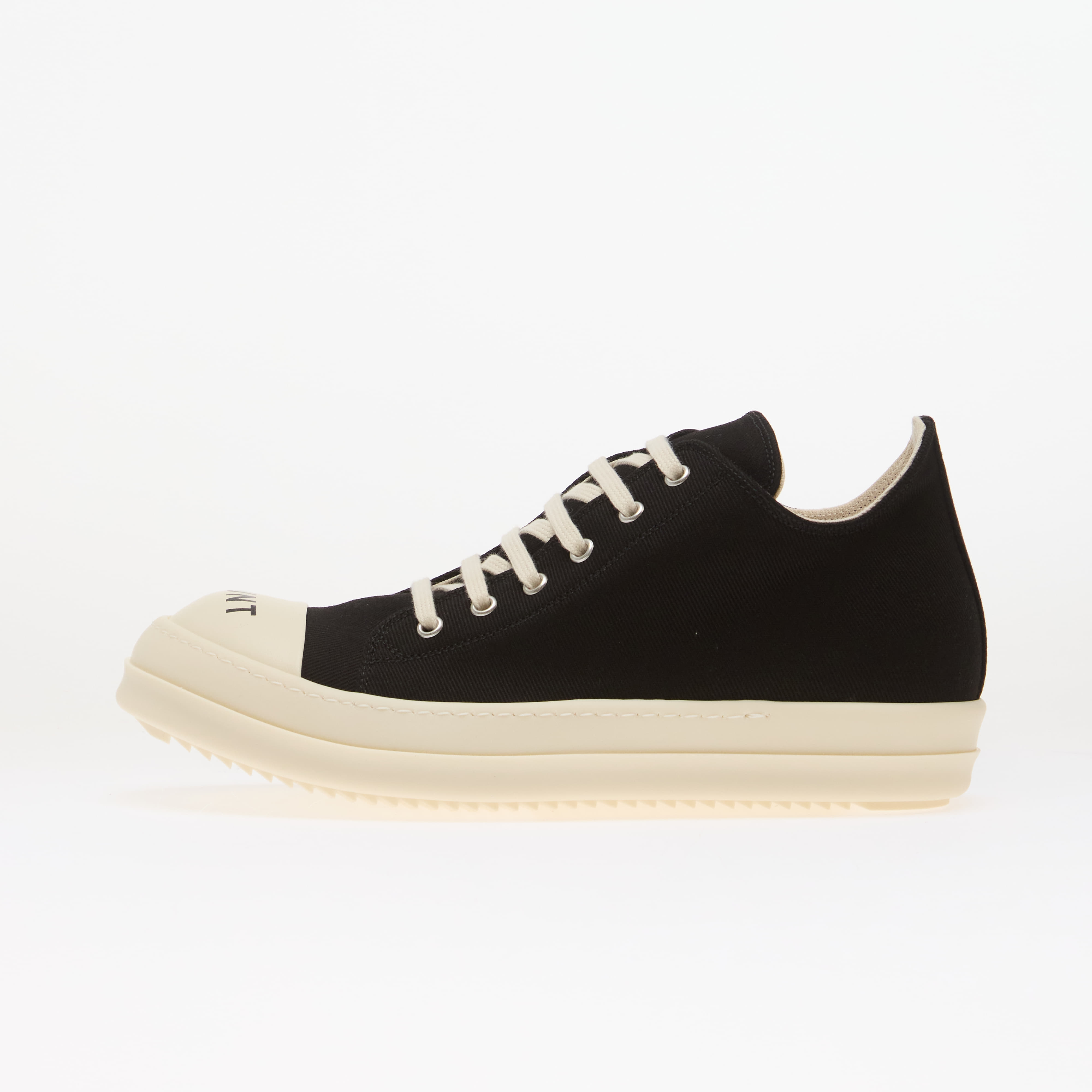 Sneakers Rick Owens DRKSHDW Denim Shoes - Low Sneaks Black/ Milk/ Milk UK 8