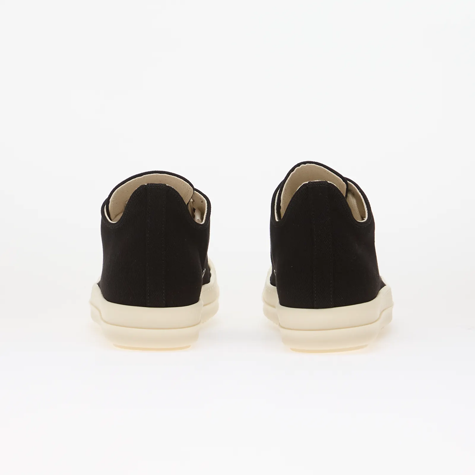 Meeste tossud Rick Owens DRKSHDW Denim Shoes - Low Sneaks Black/ Milk/ Milk