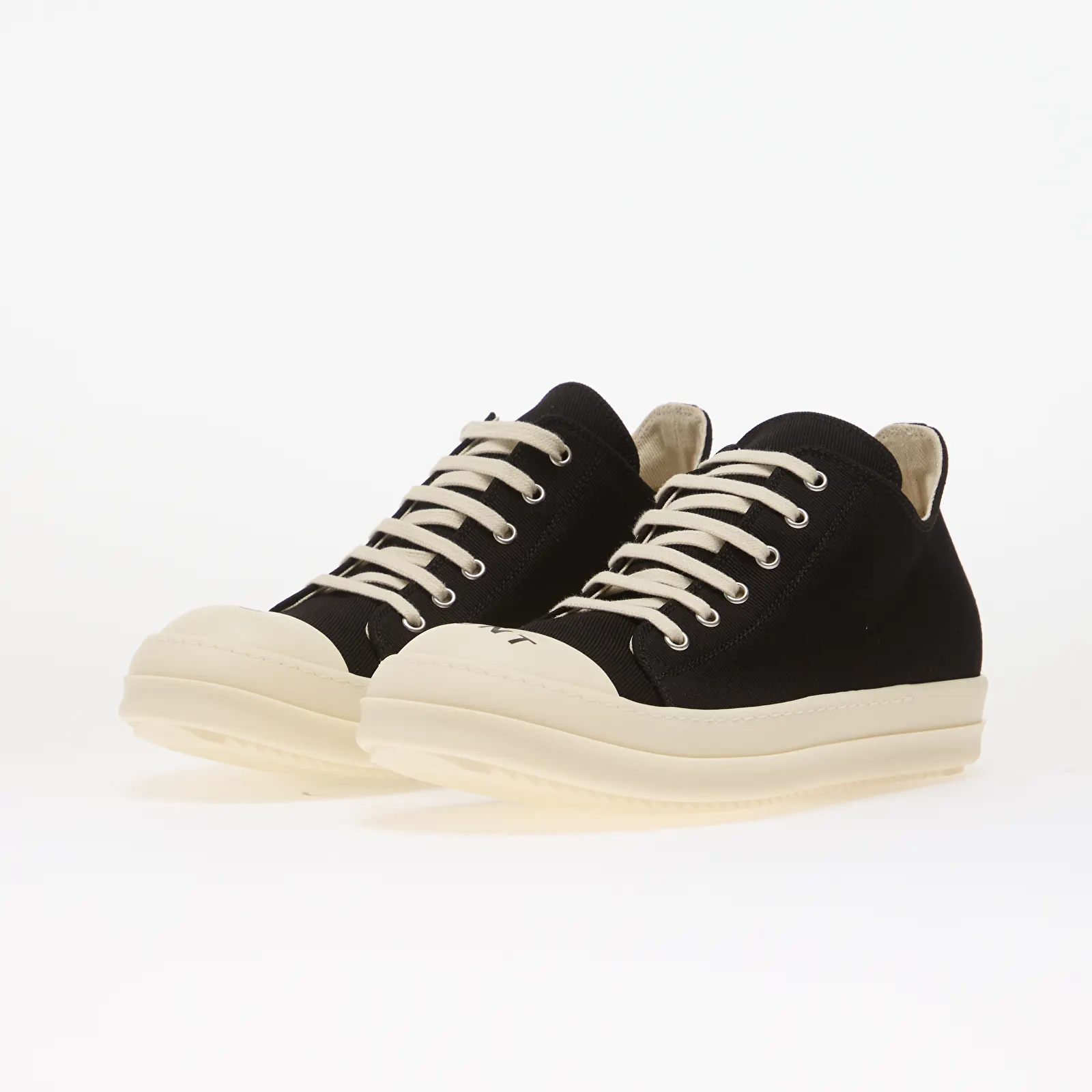 Meeste tossud Rick Owens DRKSHDW Denim Shoes - Low Sneaks Black/ Milk/ Milk