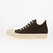 Rick Owens DRKSHDW Denim Shoes - Low Sneaks Dark Dust/ Milk/ Milk