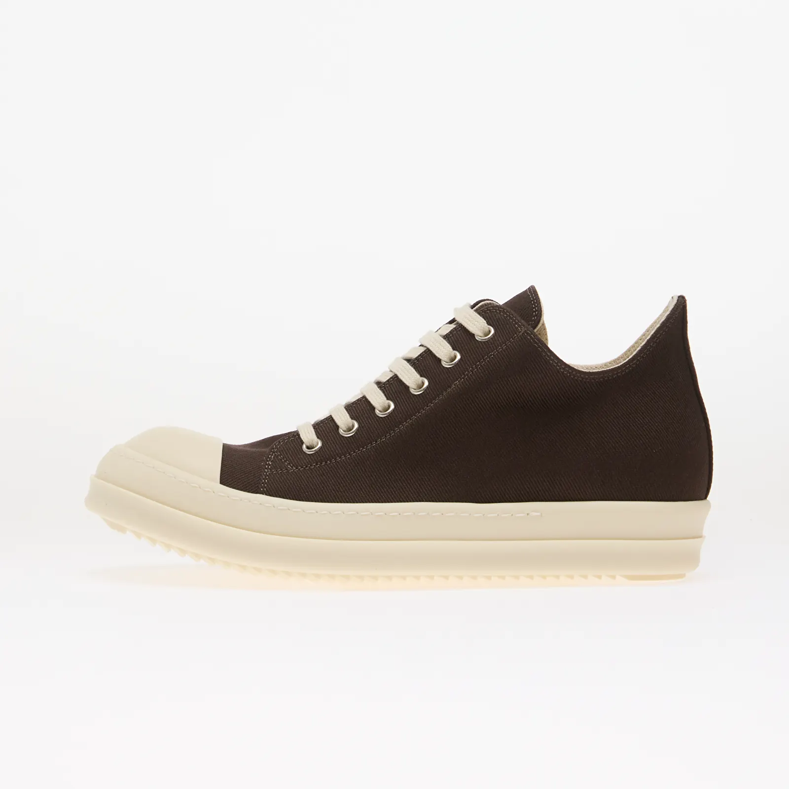 Sneakers voor heren Rick Owens DRKSHDW Denim Shoes - Low Sneaks Dark Dust/ Milk/ Milk
