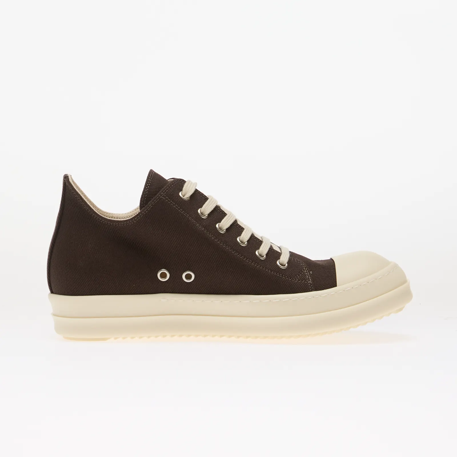 Sneakers voor heren Rick Owens DRKSHDW Denim Shoes - Low Sneaks Dark Dust/ Milk/ Milk