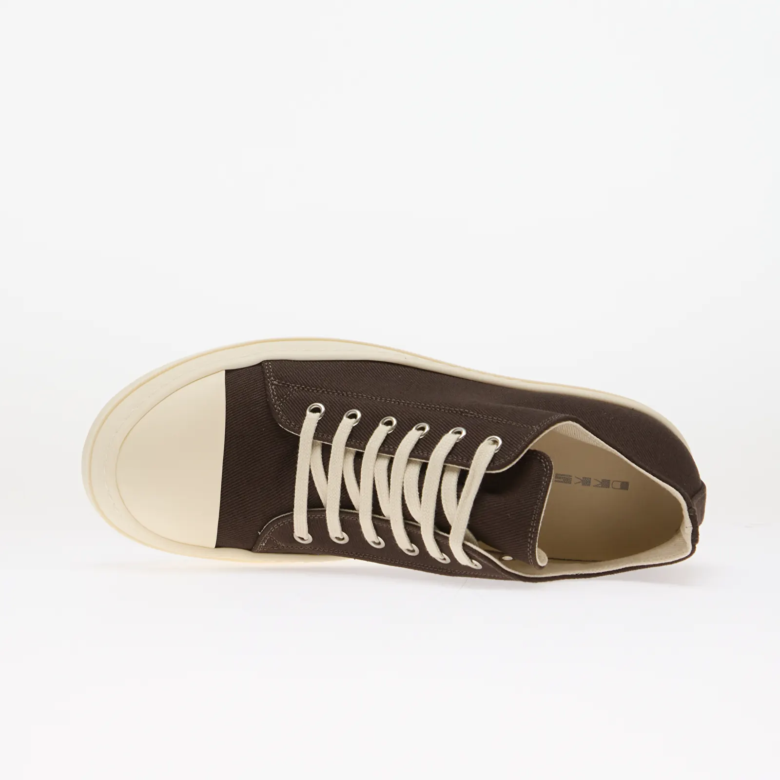 Sneakers voor heren Rick Owens DRKSHDW Denim Shoes - Low Sneaks Dark Dust/ Milk/ Milk