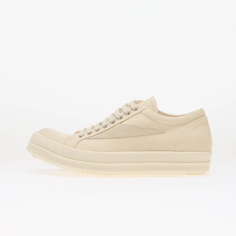 Rick Owens DRKSHDW Denim Shoes - Vintage Sneaks Milk/ Milk/ Milk
