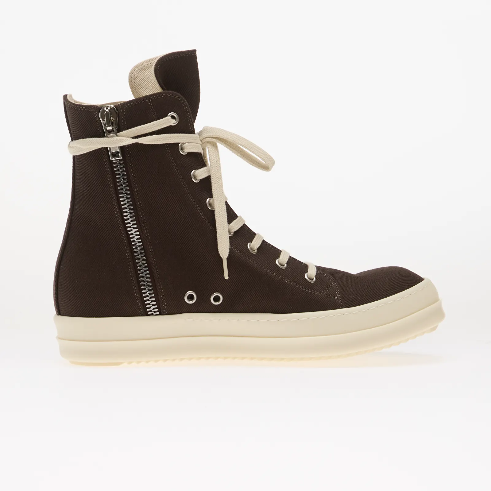 Sneakers voor heren Rick Owens DRKSHDW Denim Shoes - Vegan Sneaks Dark Dust/ Milk