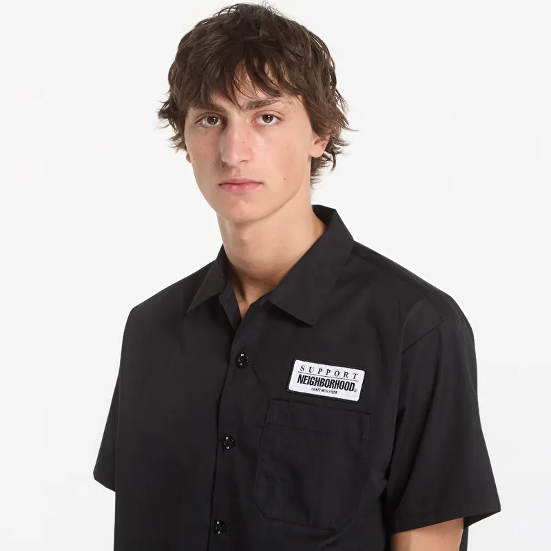 NEIGHBORHOOD Classic Work Shirt Ss-1 Black | Footshop