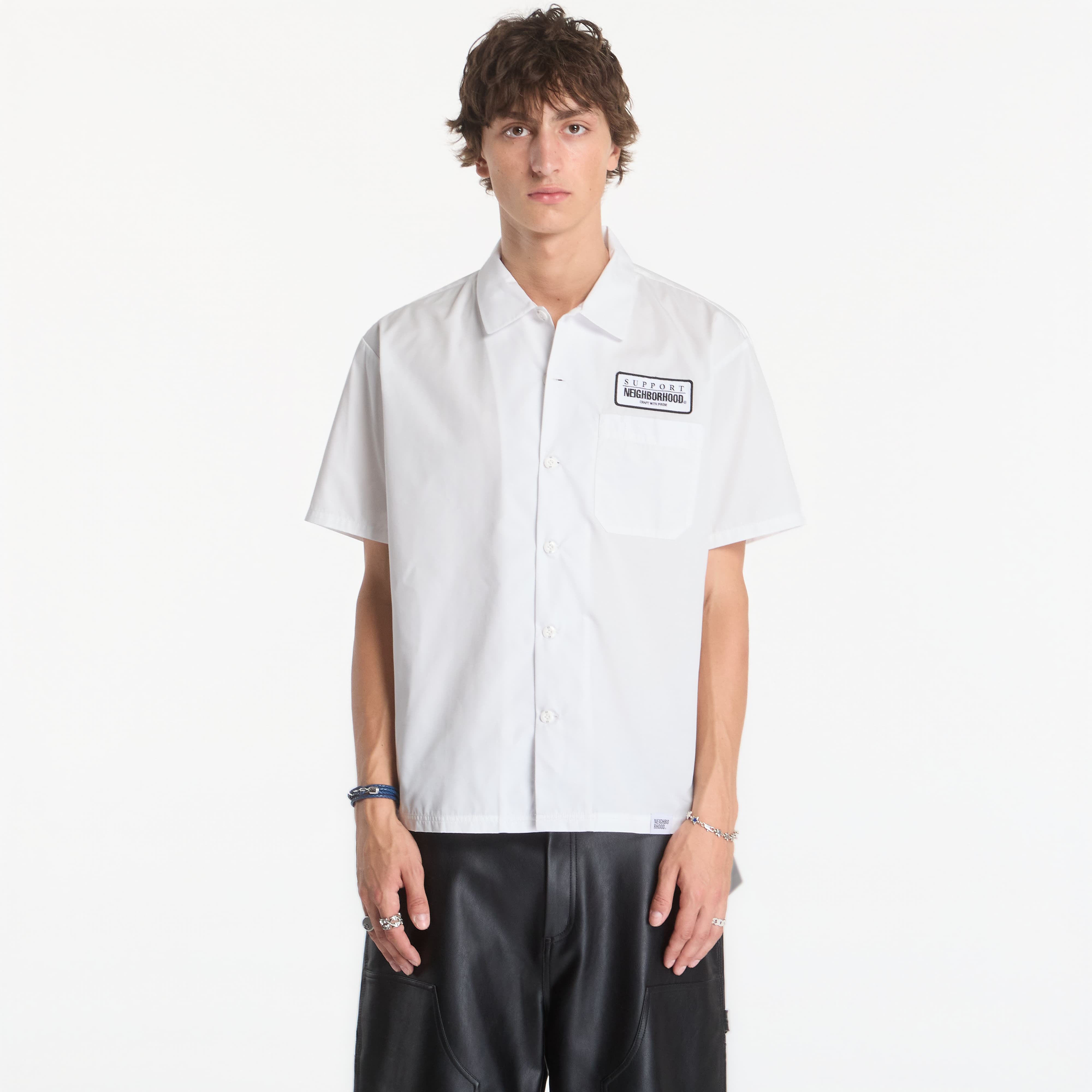 Camisa NEIGHBORHOOD Classic Work Shirt Ss-1 White XL