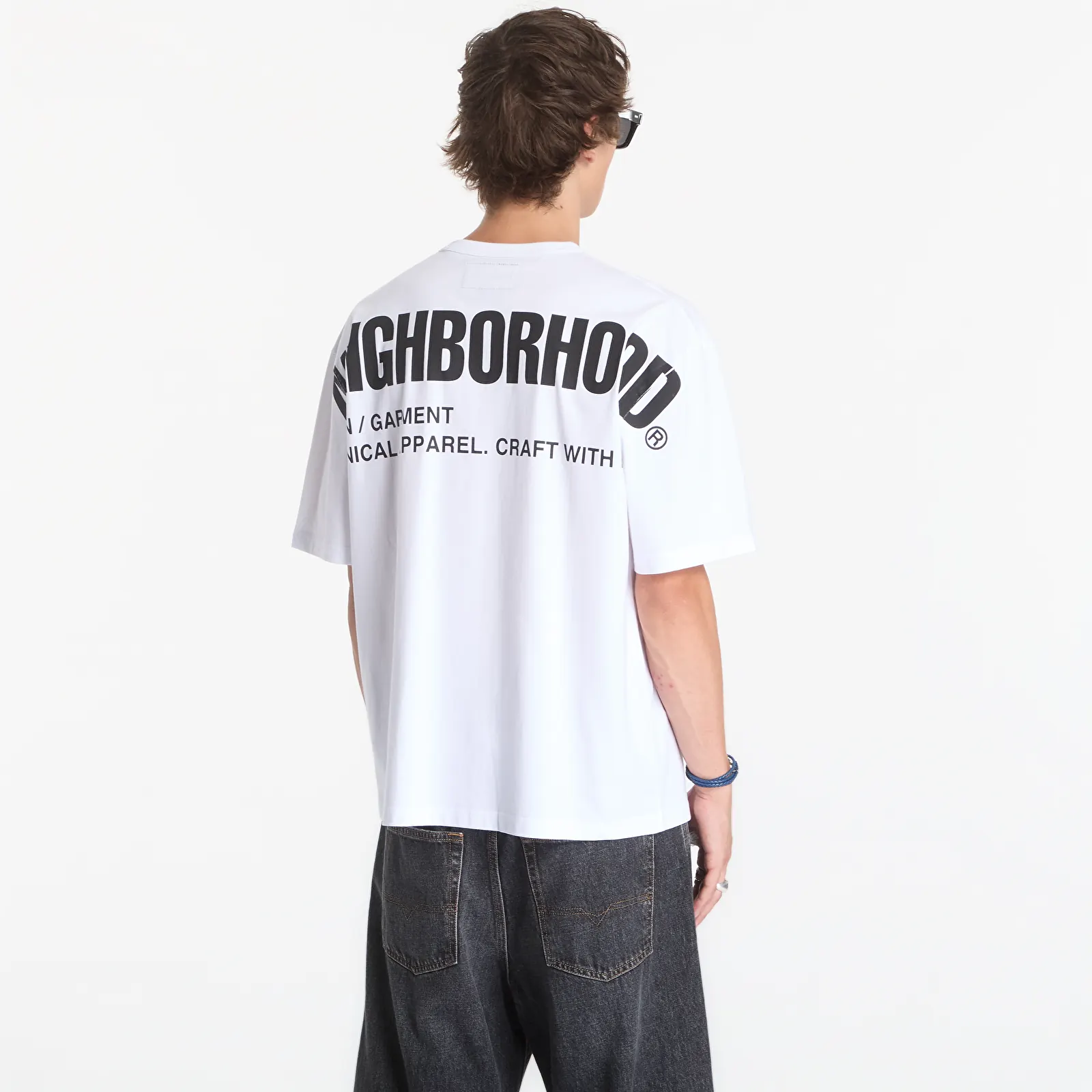 Magliette NEIGHBORHOOD Sheltech Crewneck Ss Tee-2 White