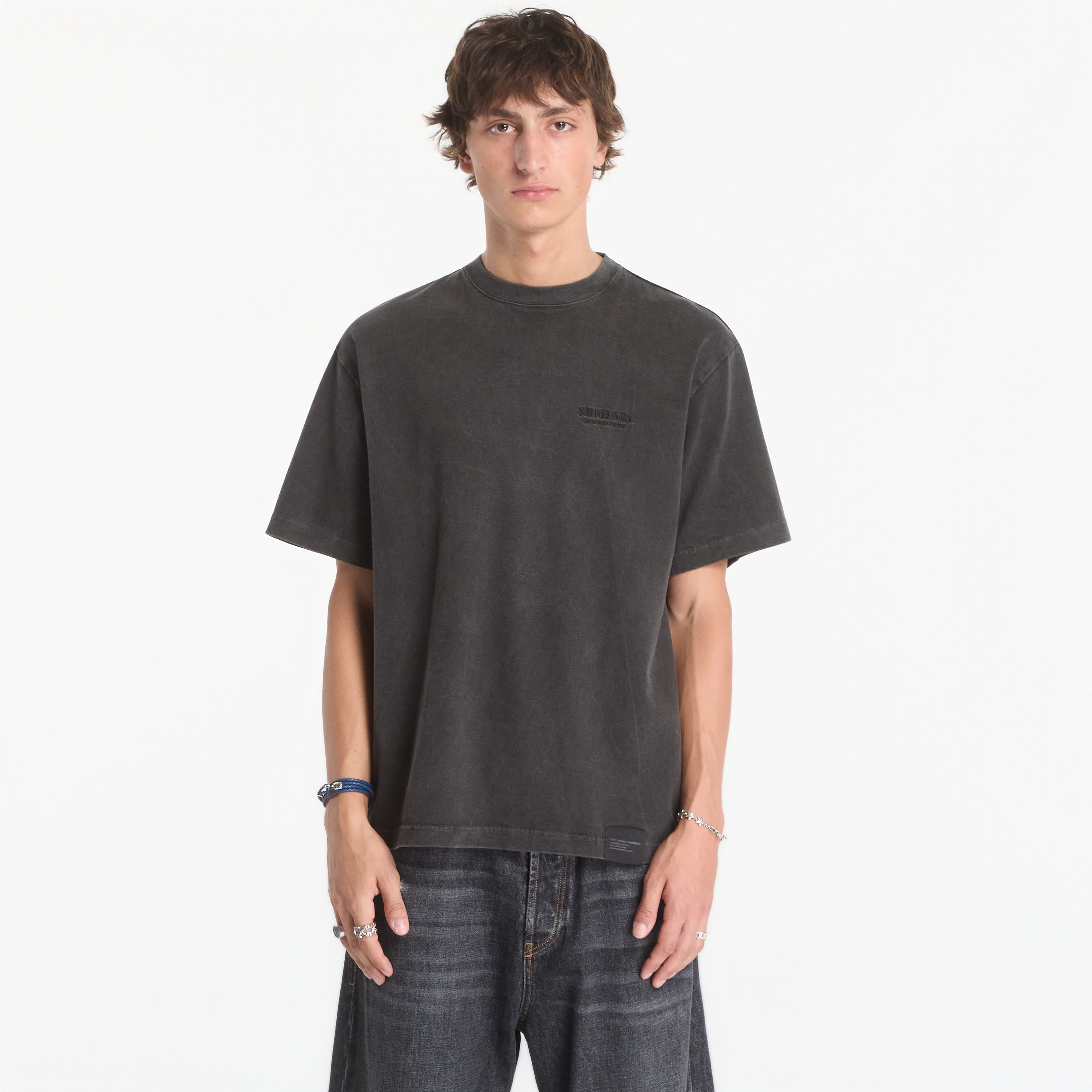 Camiseta NEIGHBORHOOD Pigment Dyed Crewneck Ss Tee Black XL