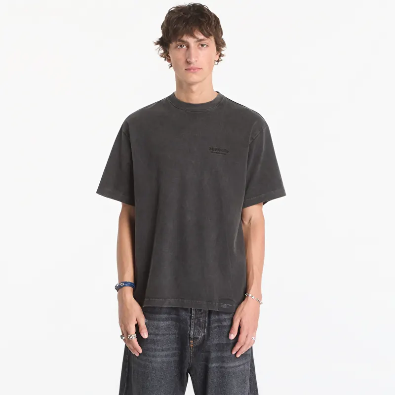 T-krekls NEIGHBORHOOD Pigment Dyed Crewneck Ss Tee Black