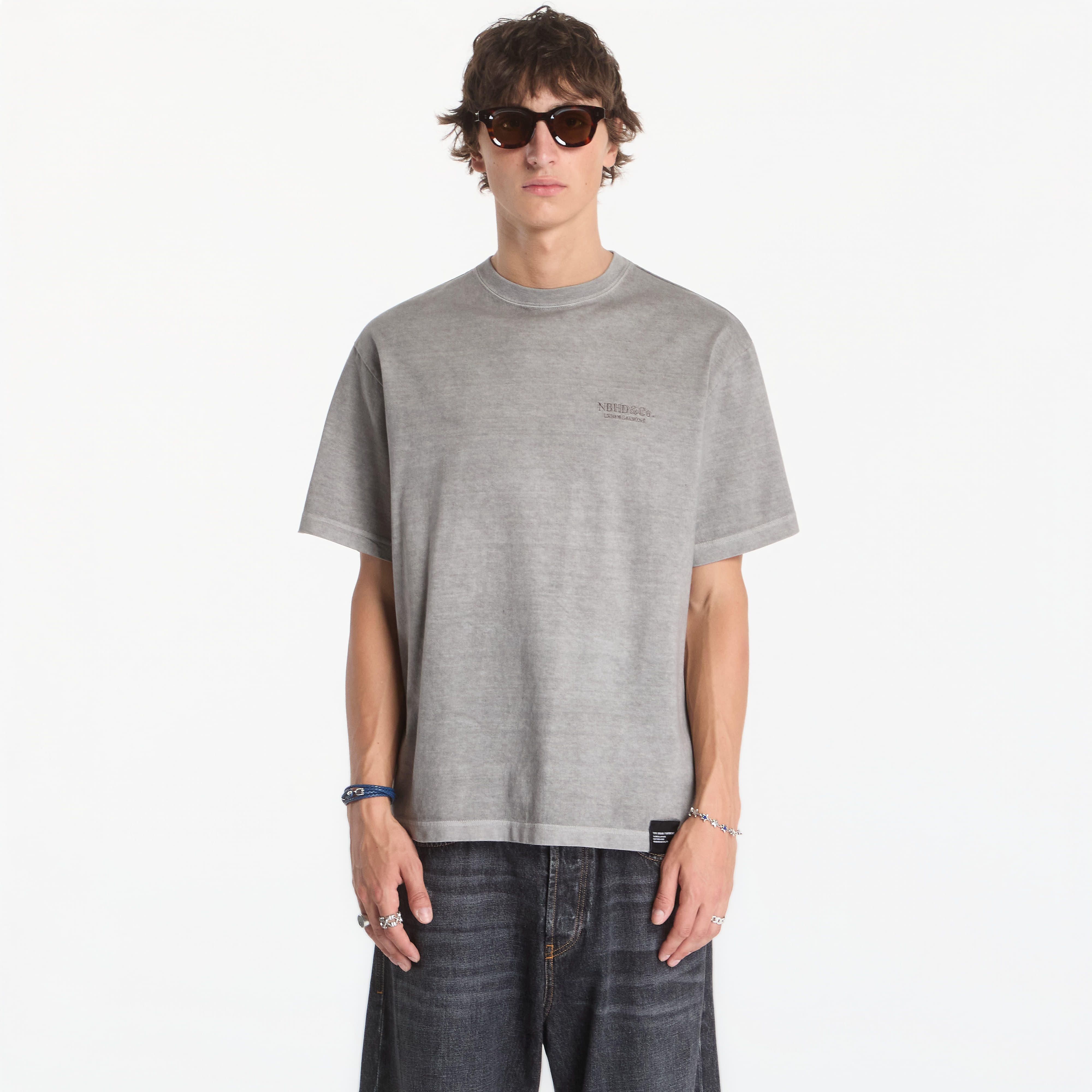 Camiseta NEIGHBORHOOD Pigment Dyed Crewneck Ss Tee Gray XL