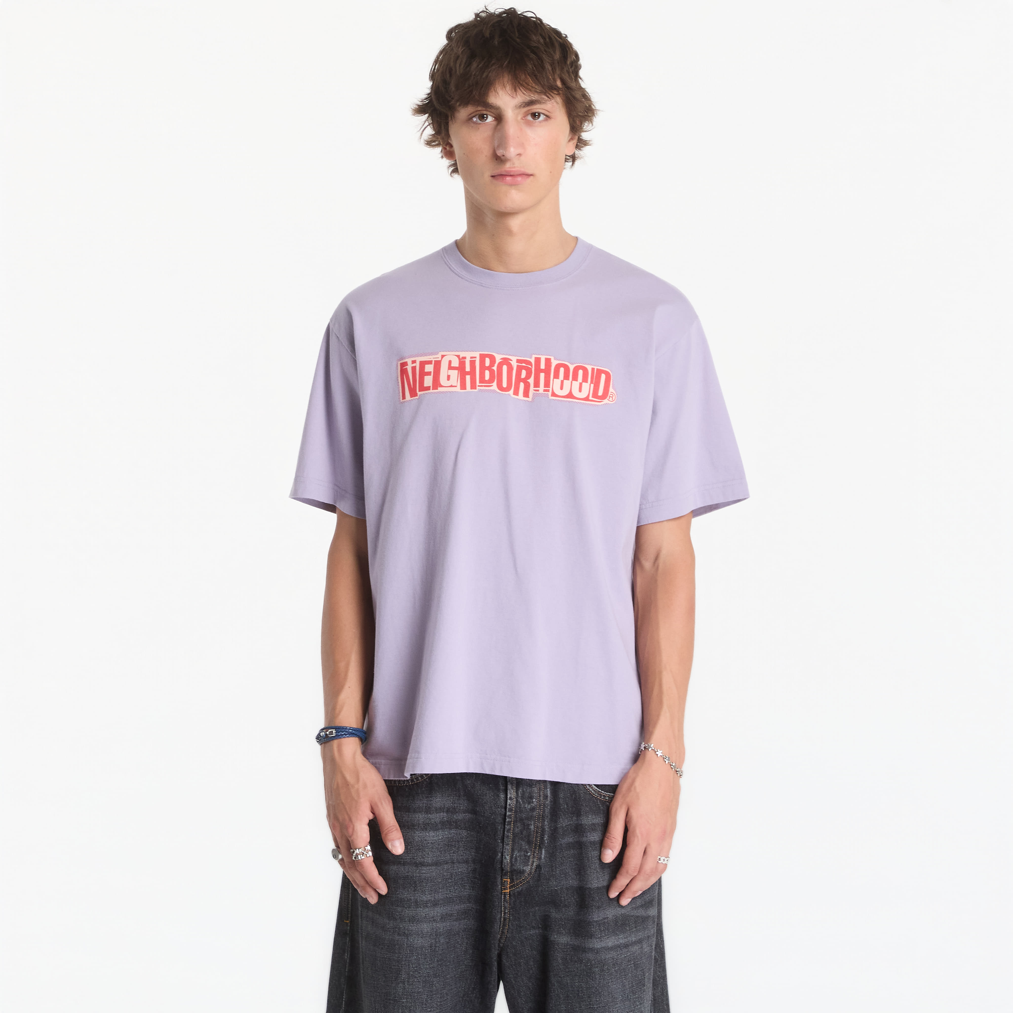 T-shirt NEIGHBORHOOD Nh . Tee Ss-15 Purple XL
