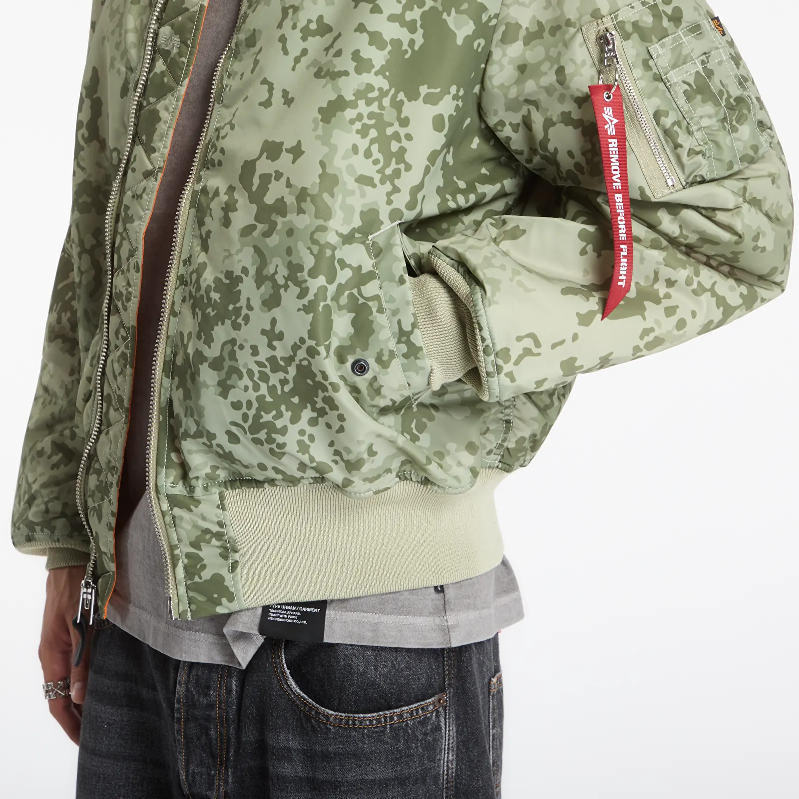 Blousons bomber Alpha Industries MA-1 Camo Heritage M48 Forest Camo