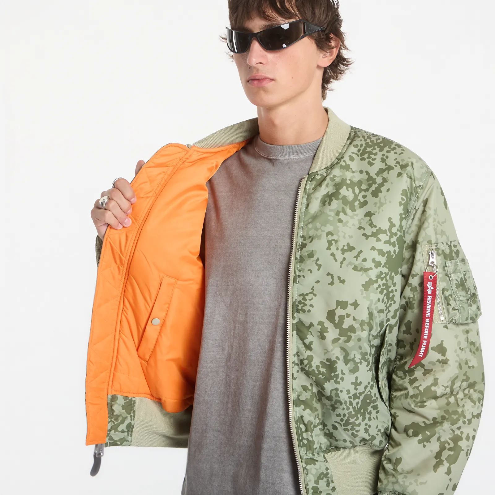 Blousons bomber Alpha Industries MA-1 Camo Heritage M48 Forest Camo