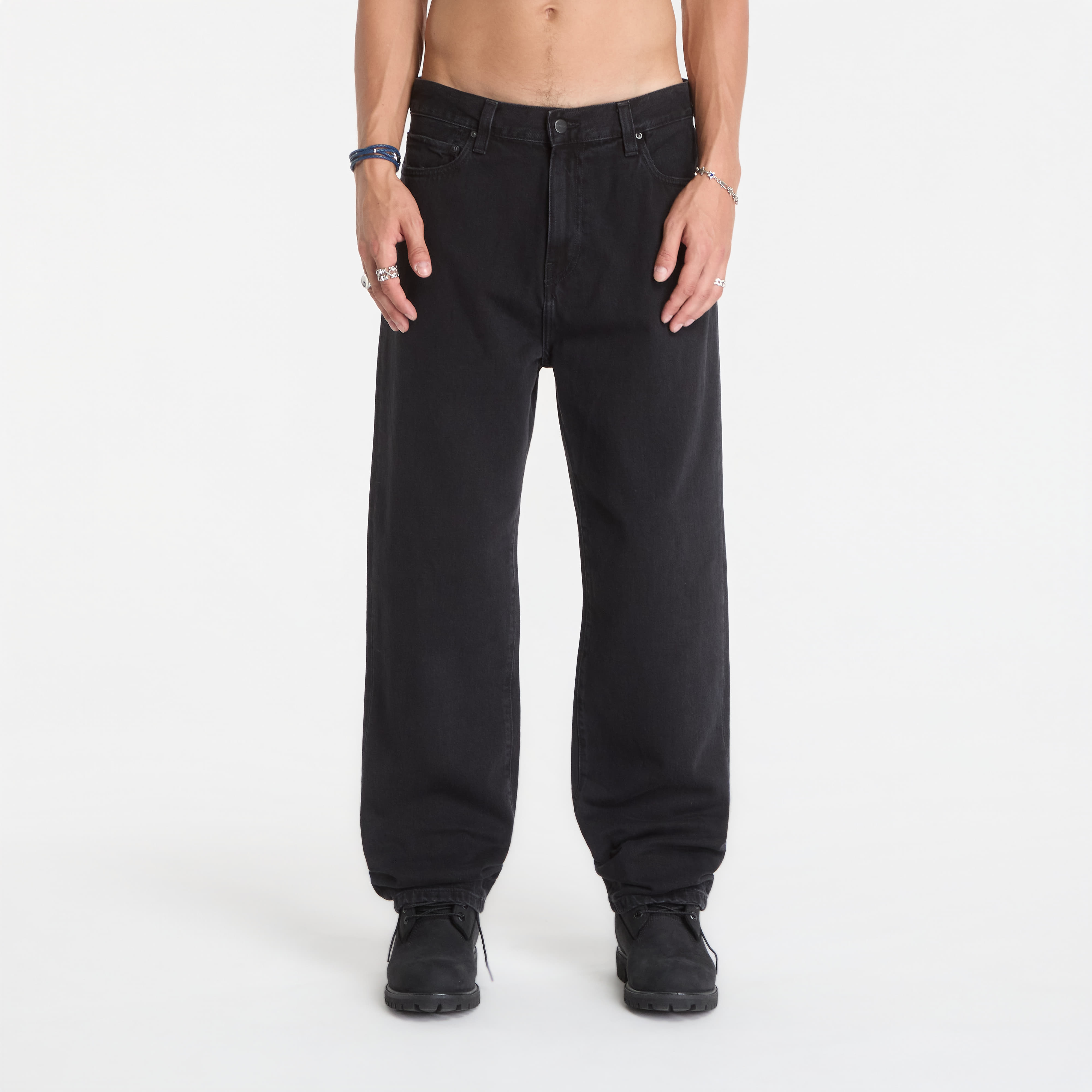 Pants Carhartt WIP Aaron Pant Black Stone Washed 31