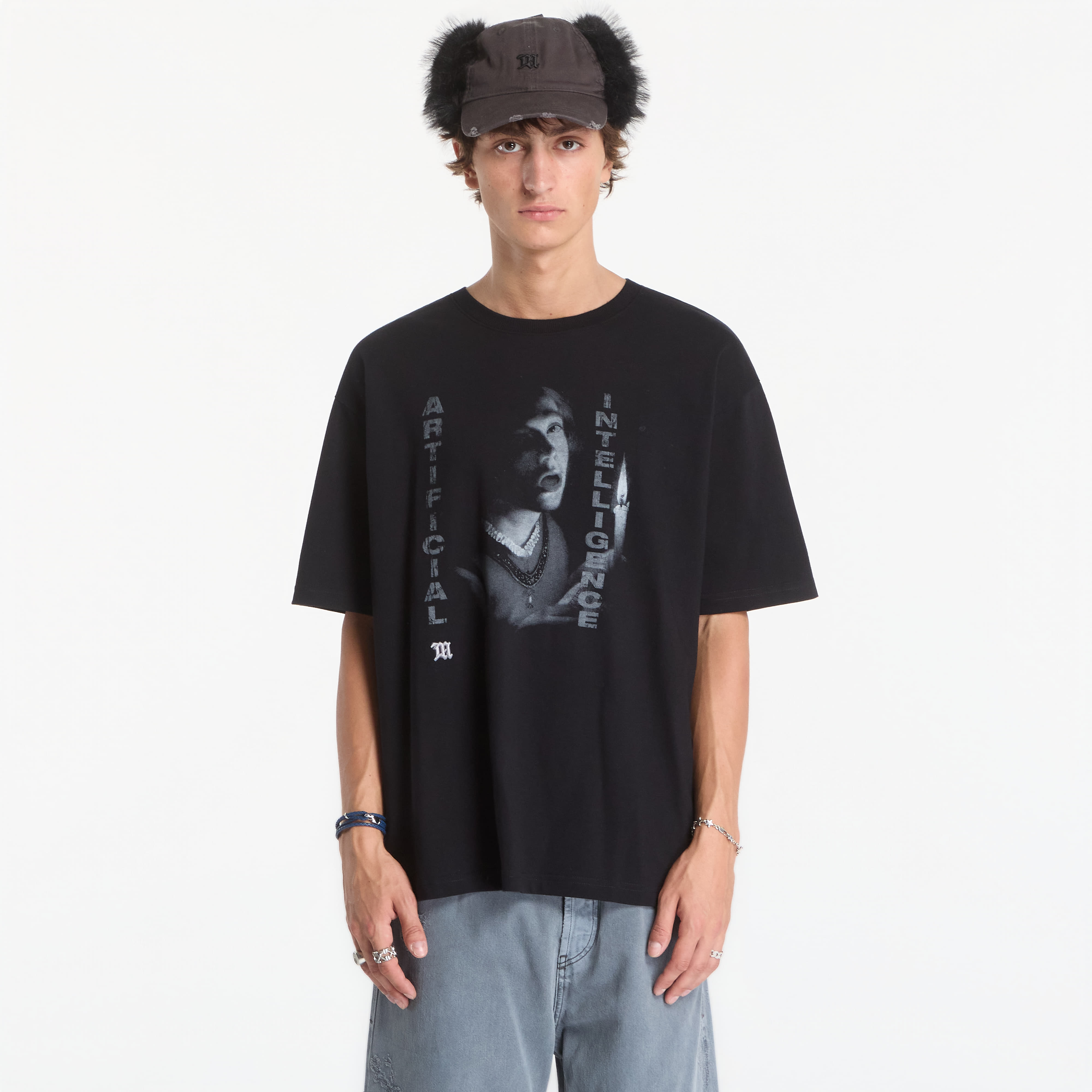 Тениска MISBHV M B H Artificial Intelligence T-Shirt UNISEX Black M