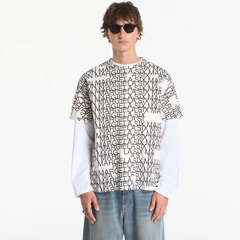 Póló MM6 T-Shirt Ecru