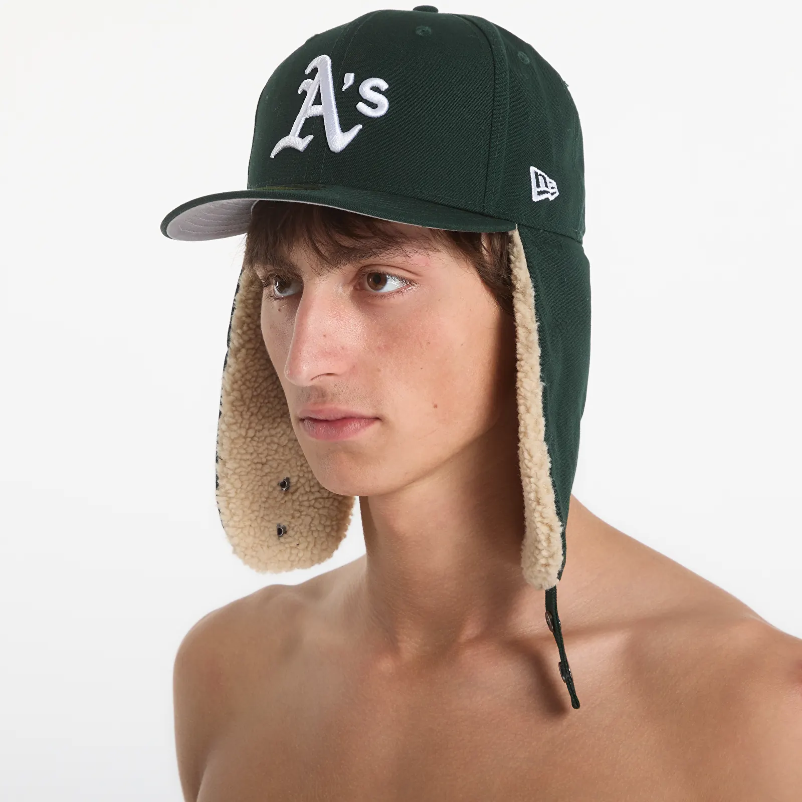 Чоловічі кепки New Era 59FIFTY MLB Ws Oakland Athletics Green