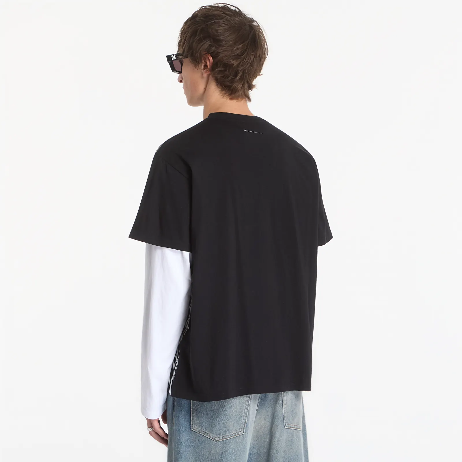 Trička MM6 T-Shirt Black