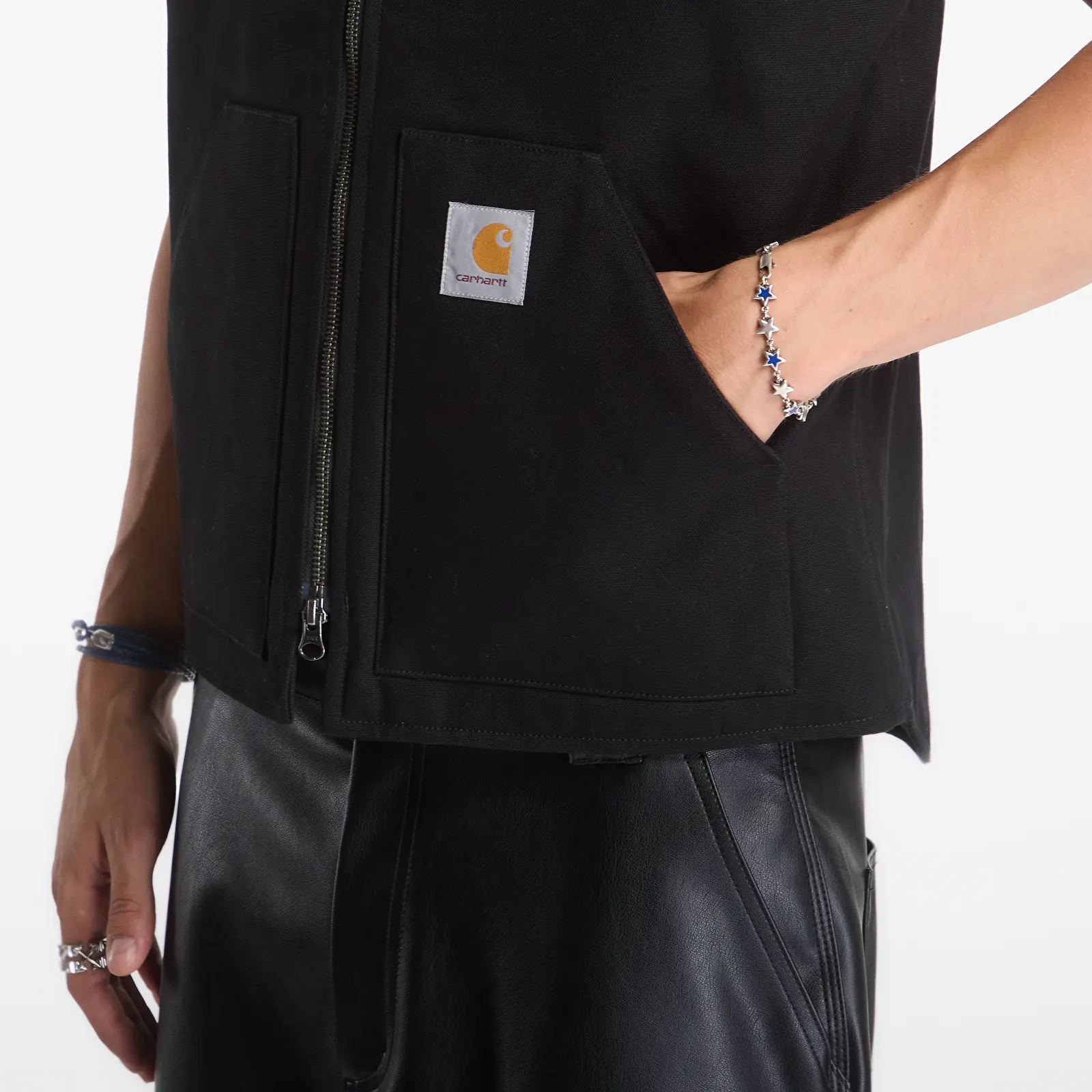 Vestes Carhartt WIP Classic Vest UNISEX Black Rigid