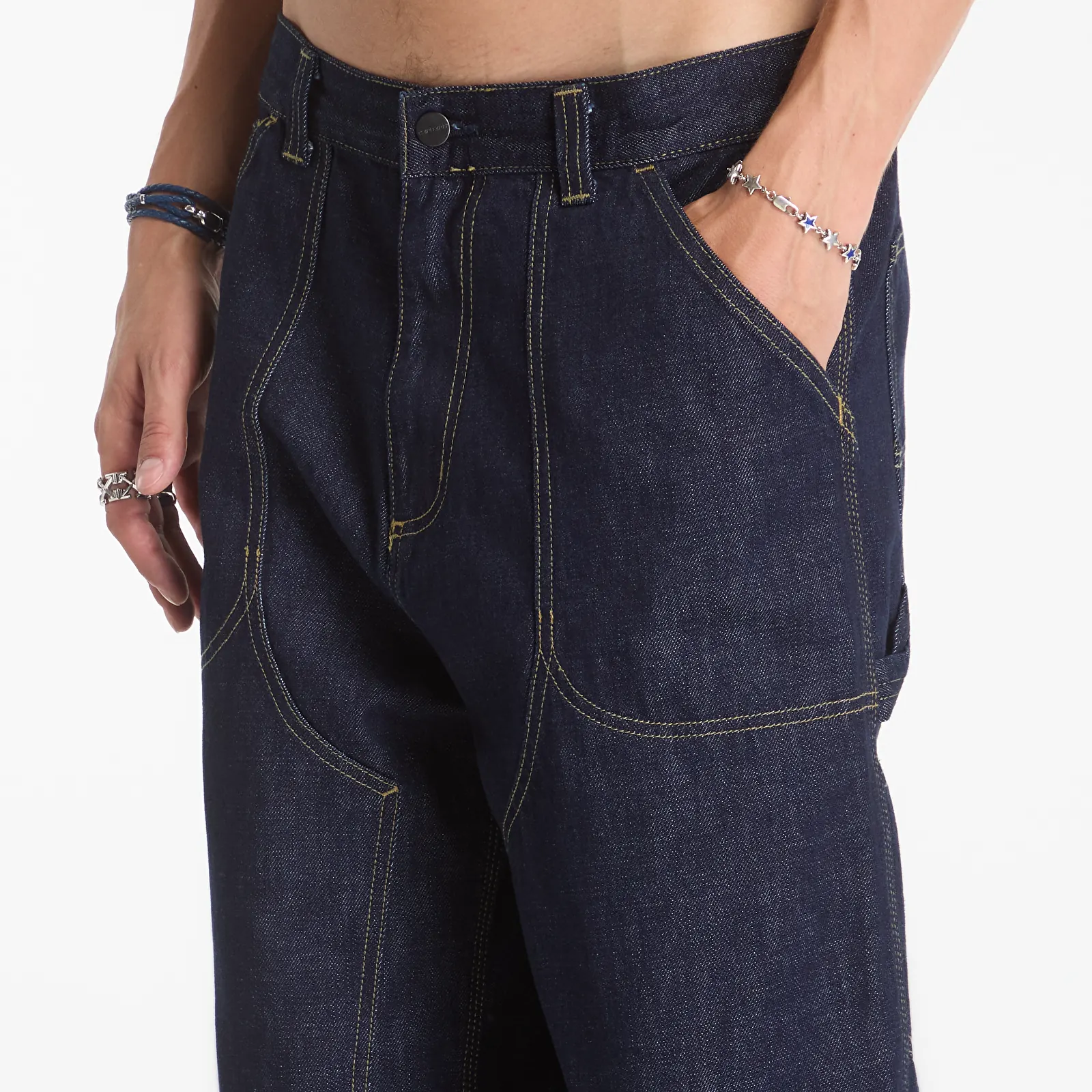 Kavbojke  Carhartt WIP Oakland Pant UNISEX Blue Rinsed
