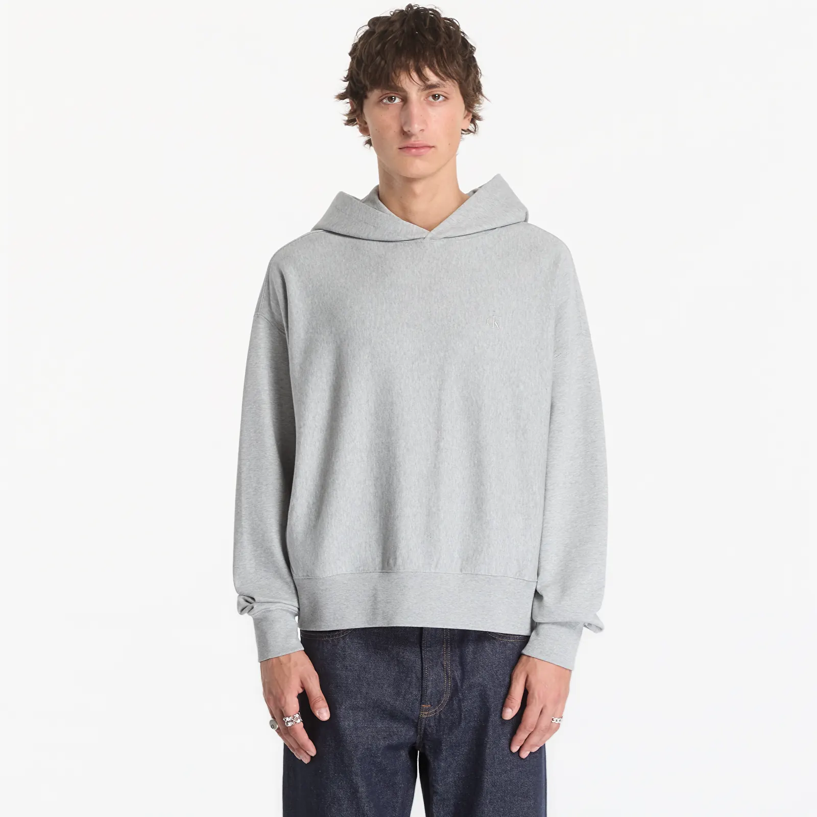 Hettegensere og sweatshirts Calvin Klein Jeans Ls Prmtrry 90s Bck M Heather