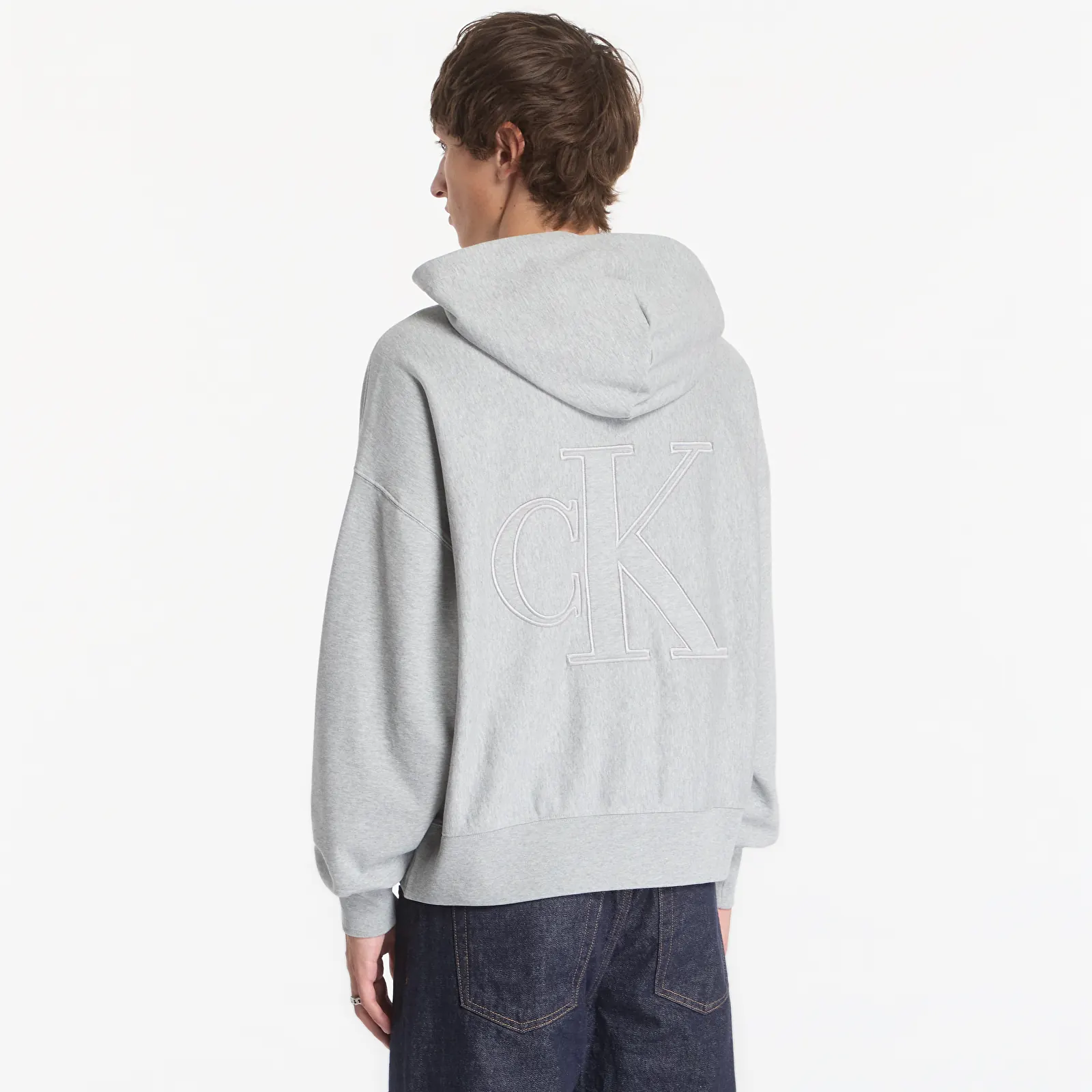 Hettegensere og sweatshirts Calvin Klein Jeans Ls Prmtrry 90s Bck M Heather