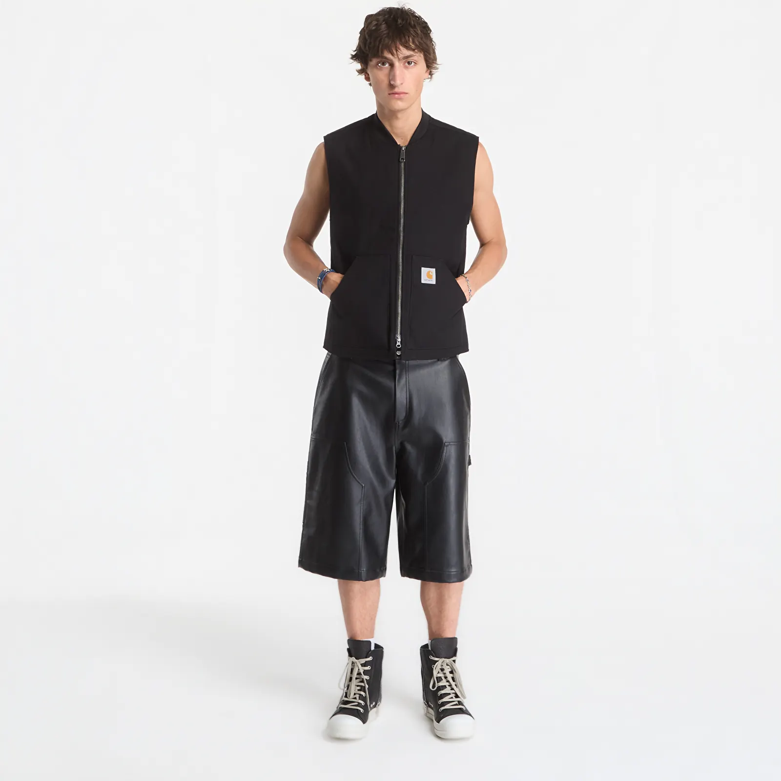Vestes Carhartt WIP Classic Vest UNISEX Black Rigid