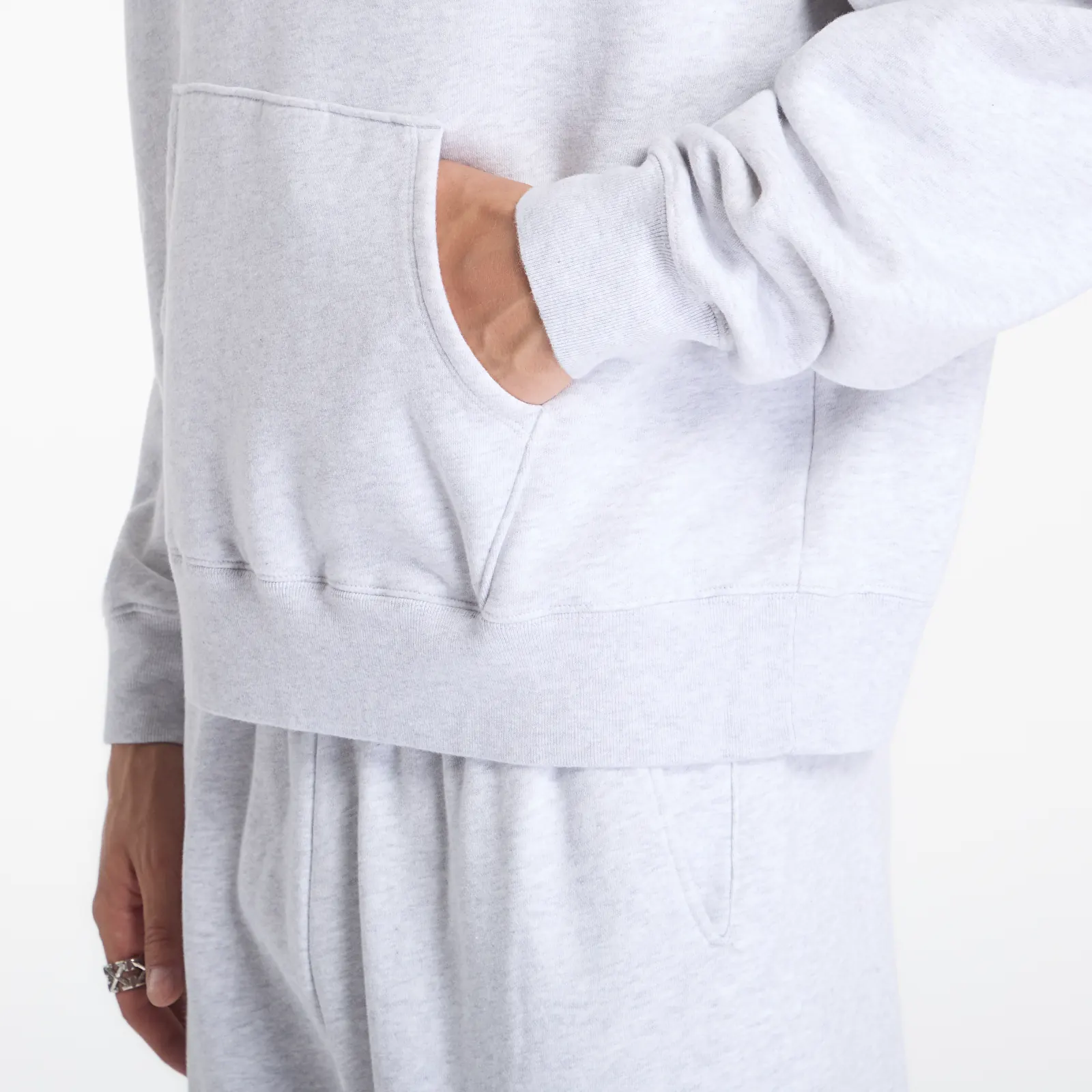 Hoodies and sweatshirts  Sporty & Rich Signature NY Hoodie UNISEX Heather Gray