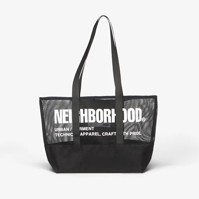 Sac NEIGHBORHOOD Mesh Tote Bag Black