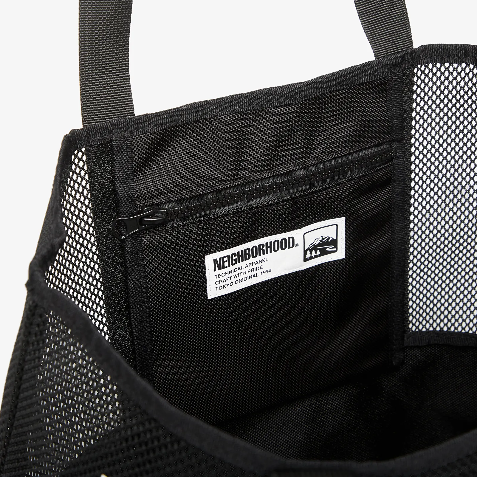 Meeste õlakotid NEIGHBORHOOD Mesh Tote Bag Black