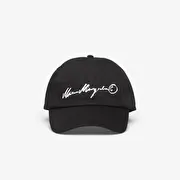 MM6 Hat Black/ Ecru Print