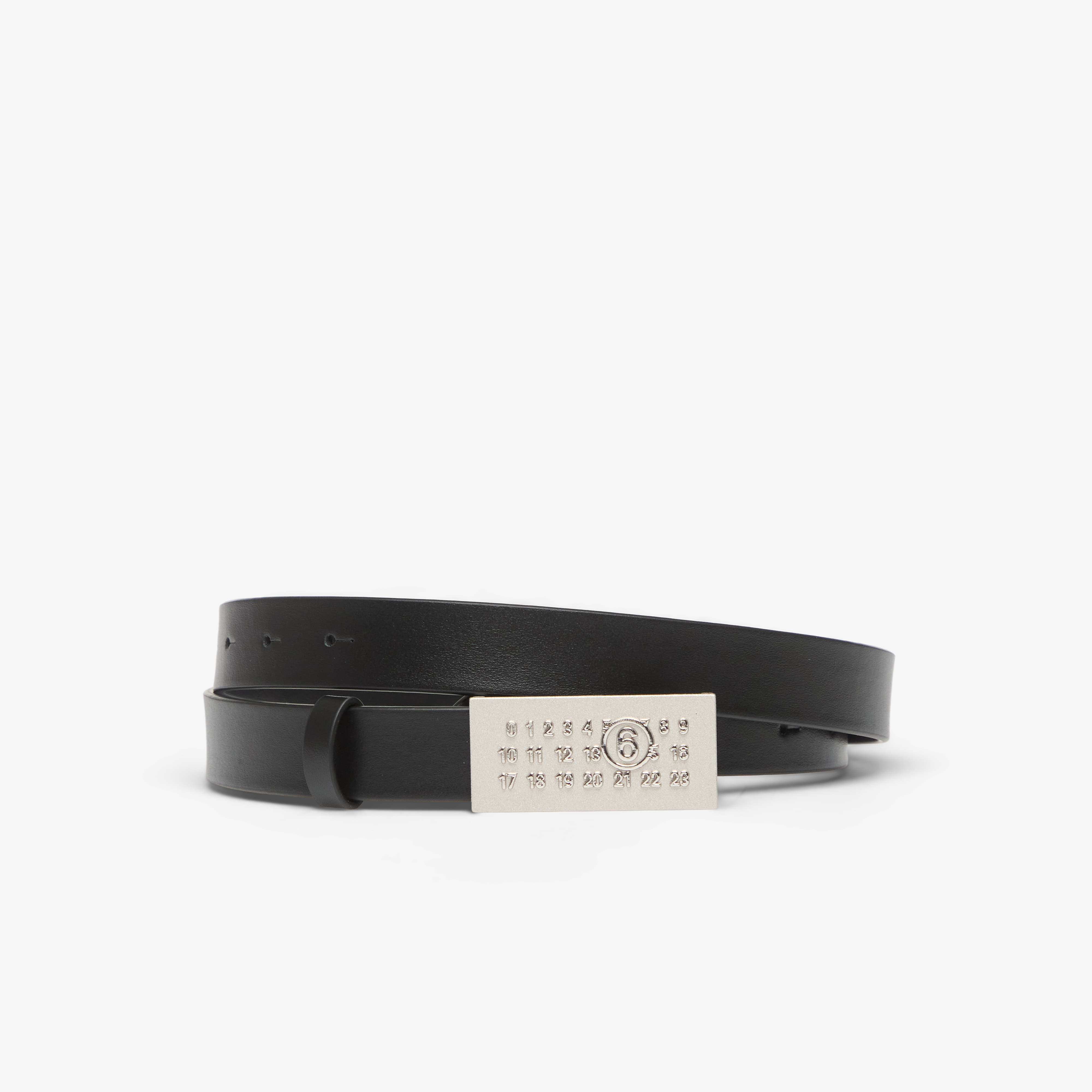 Ζώνη MM6 Belt Black Universal