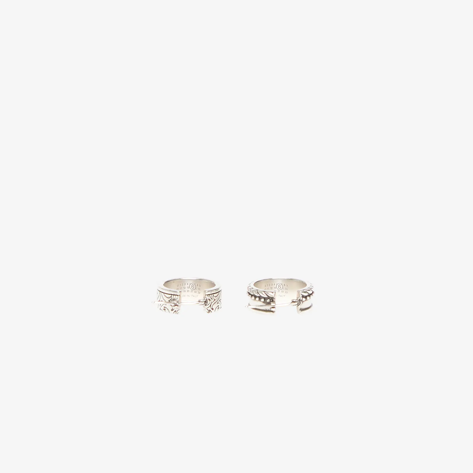 Auskari MM6 Earrings Burnished Palladium