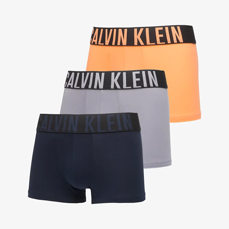 Boksačice Calvin Klein Trunk 3-Pack Orange