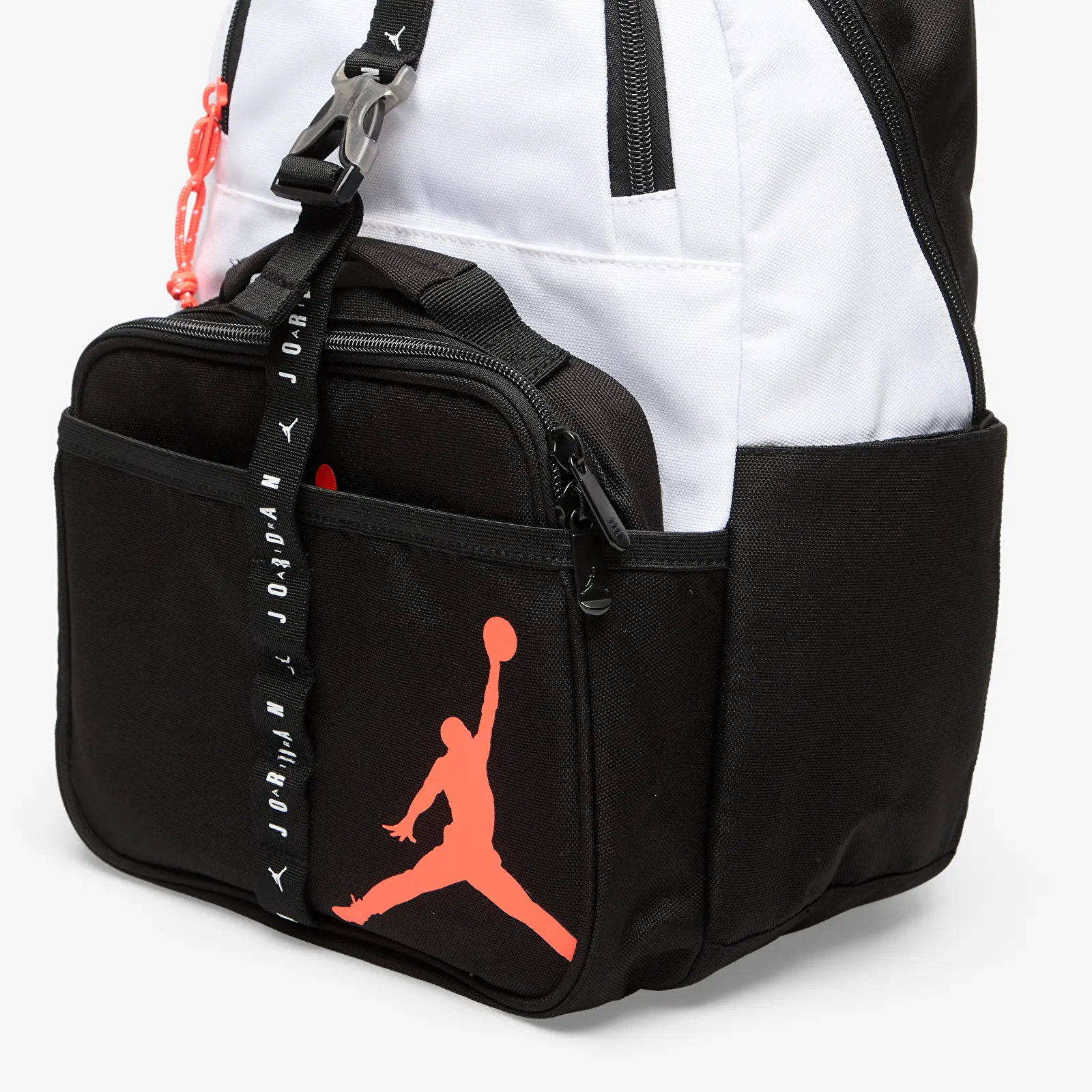 Ryggsekker for menn Jordan Air Jordan Lunch Backpack White/ Black