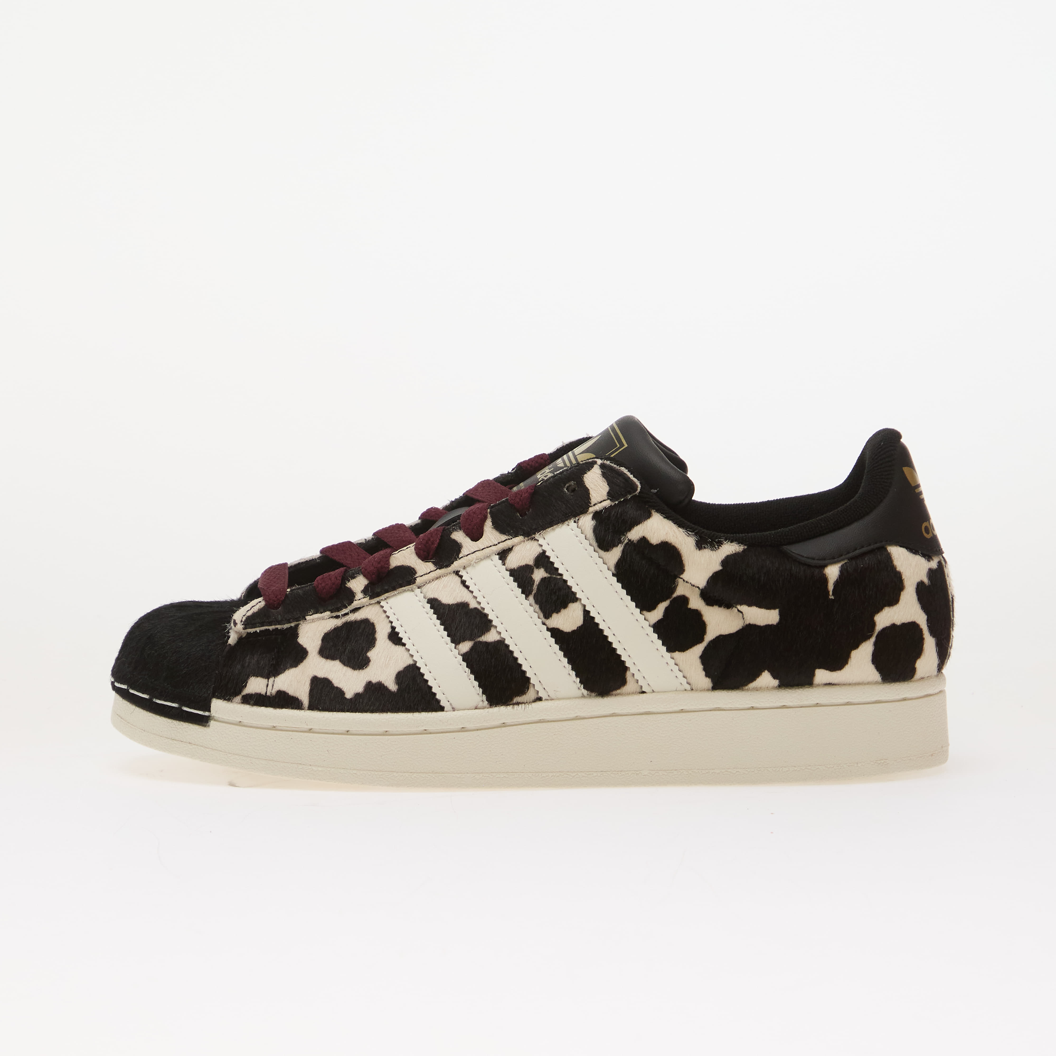Sneakers adidas Superstar II Core Black/ Off White/ Maroon UK 3.5