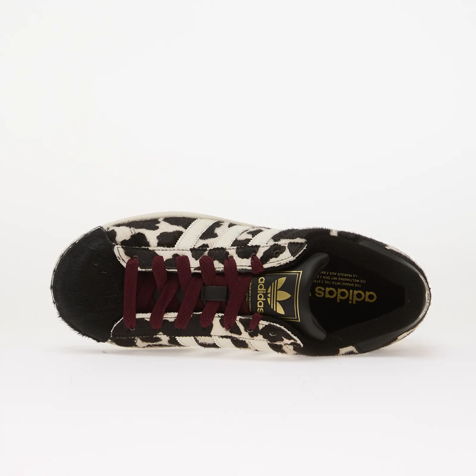 Γυναικεία παπούτσια adidas Superstar II Core Black/ Off White/ Maroon
