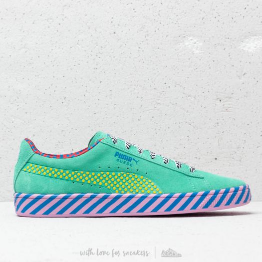 Men s shoes Puma Suede Classic Pop Culture Biscay Green Vibrant Yellow Footshop