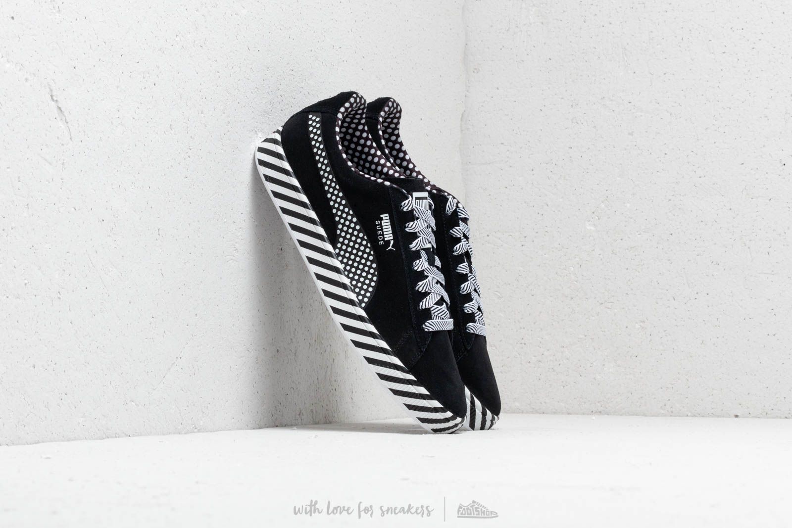 Men s shoes Puma Suede Classic Pop Culture Puma Black Puma White Footshop