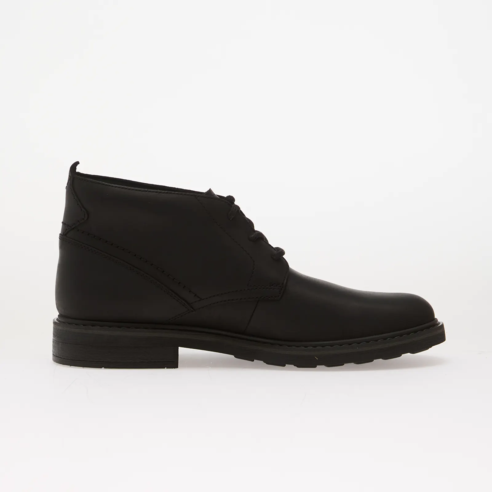 Men's boots Clarks Newford Mid Black Leather