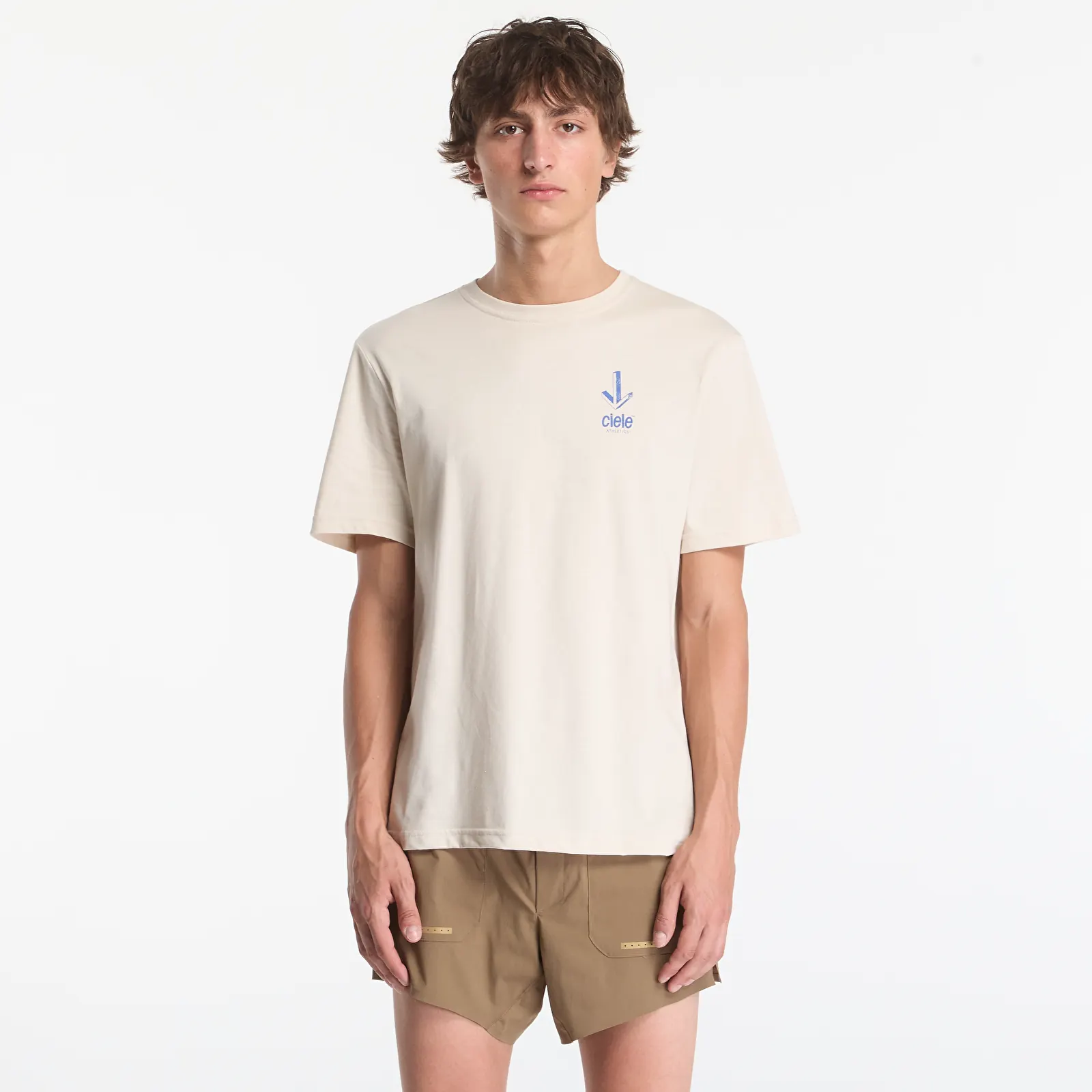 Men's T-shirts Ciele Athletics ORTShirt Cafe UNISEX Almond