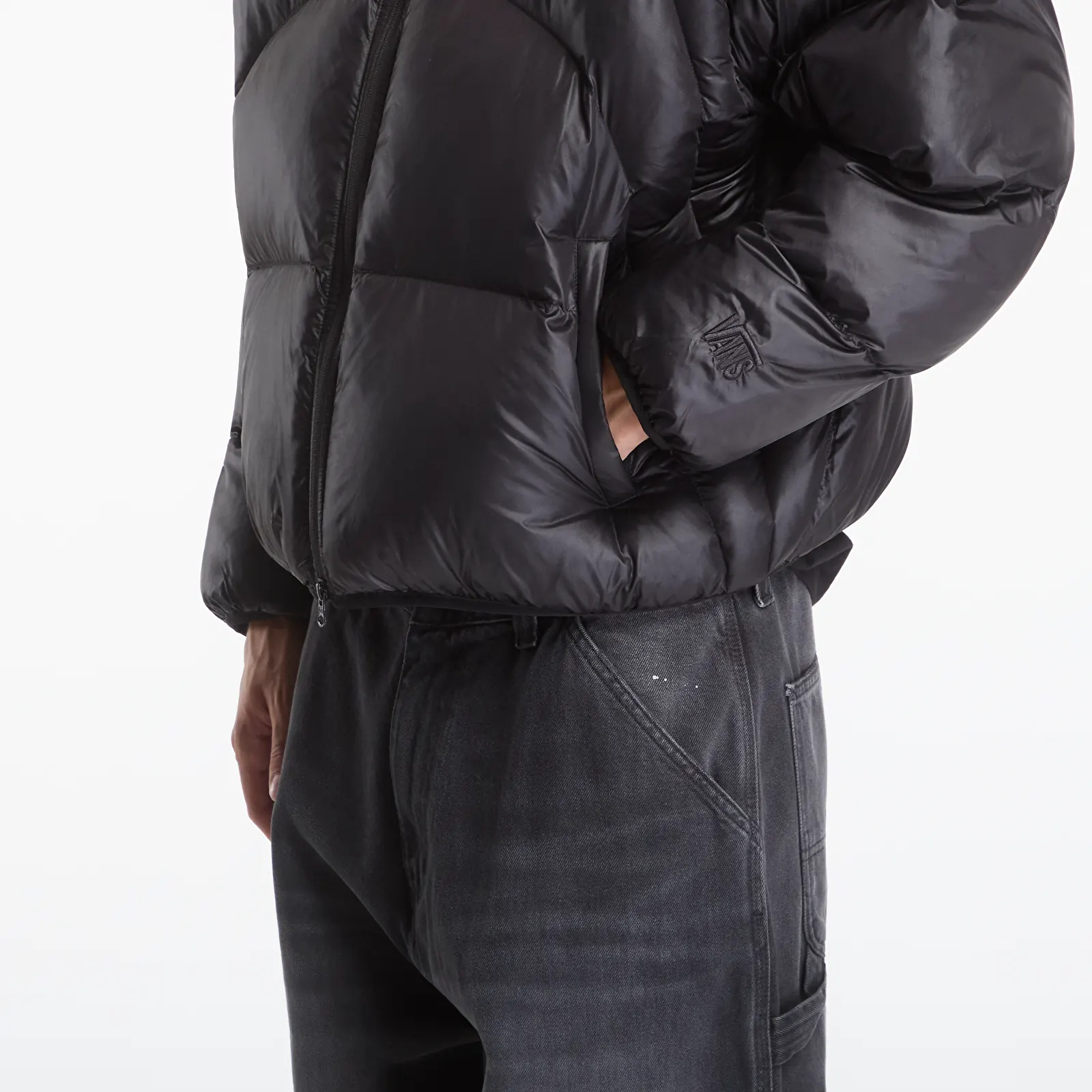 Pufinės striukės Vans Hawkings Puffer Black