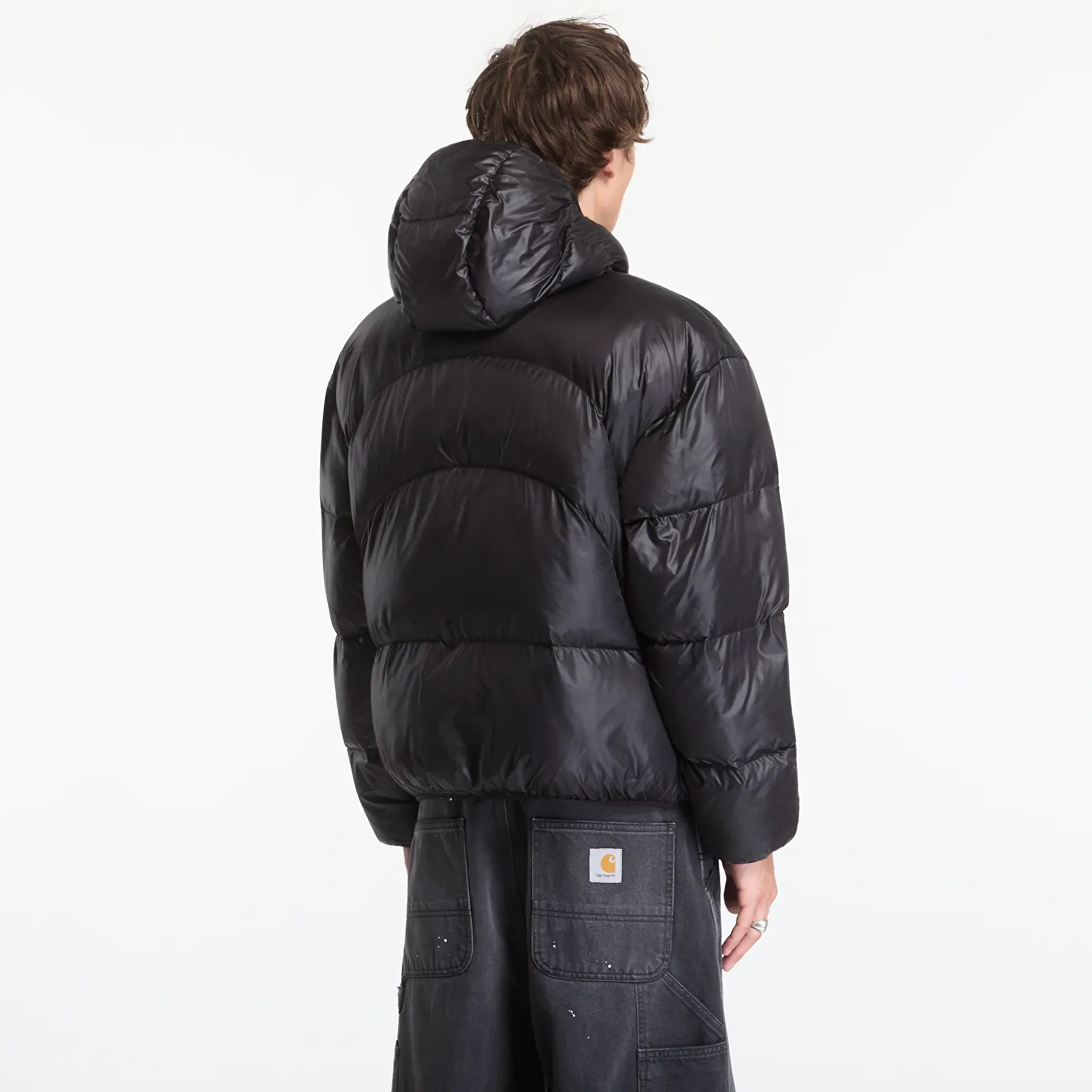 Pufinės striukės Vans Hawkings Puffer Black